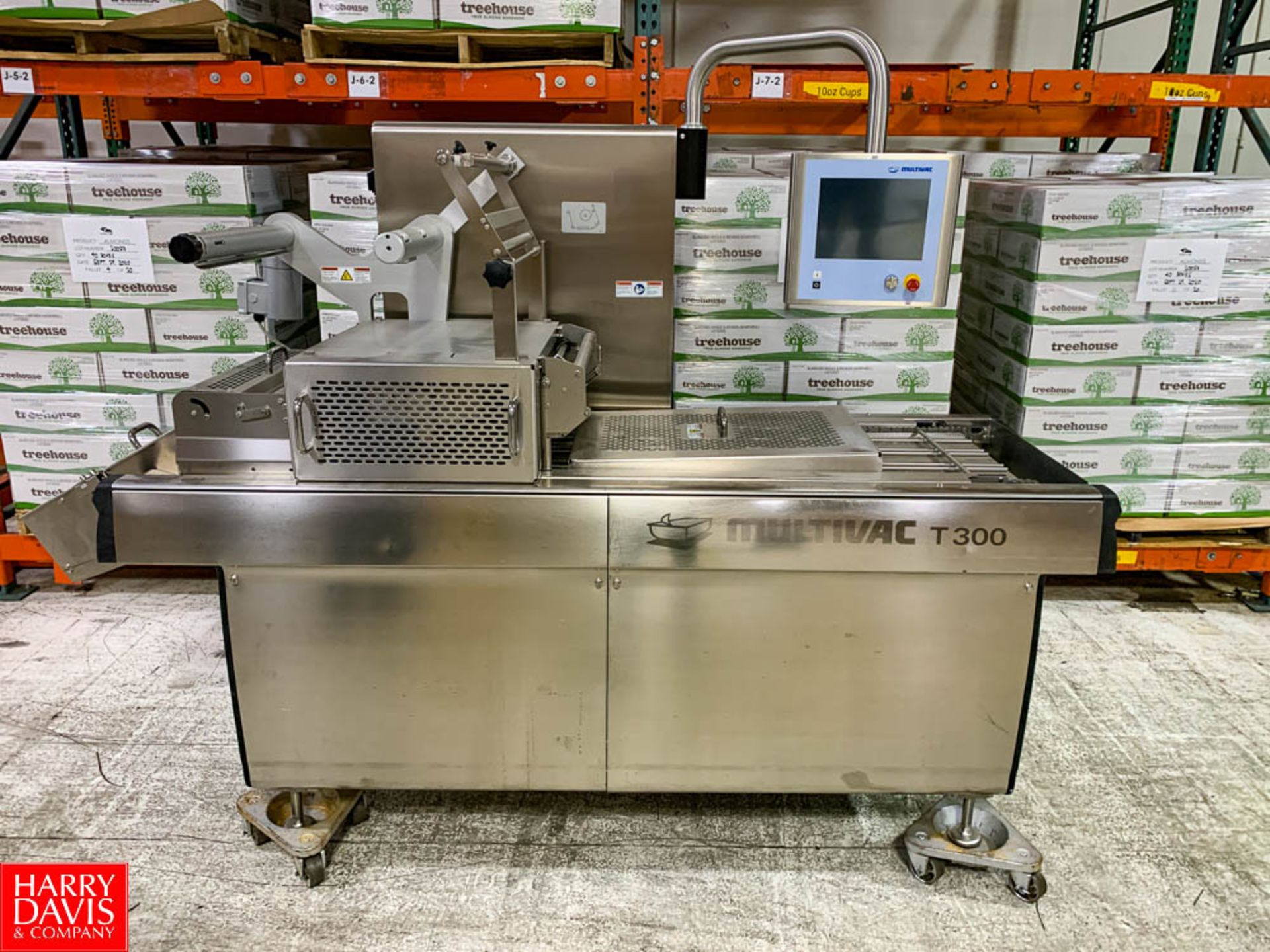 Multivac T300 Automatic Tray Sealer : SN 158468 Location: Hayward , CA Rigging: $250