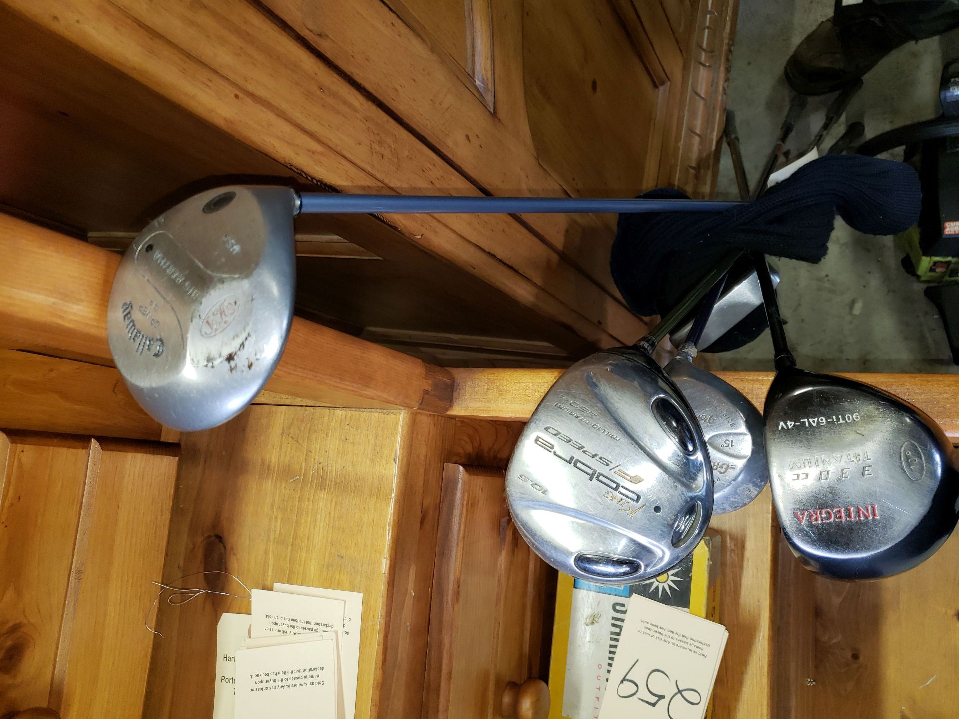 4 GOLF CLUBS, KING COBRA DRIVER, CALLAWAY BIG - Image 3 of 6