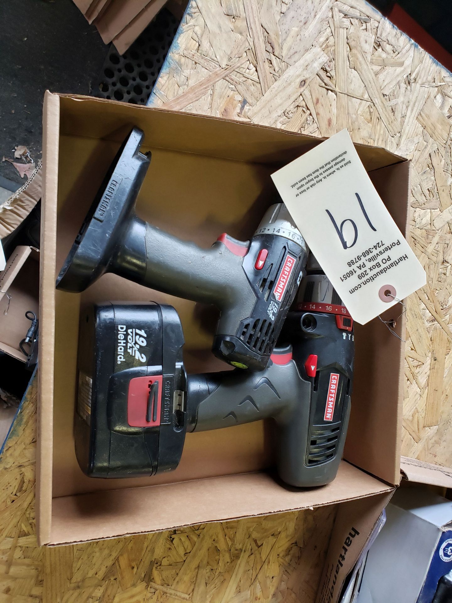 2 CRAFTSMAN 19.2V DRILL/DRIVERS