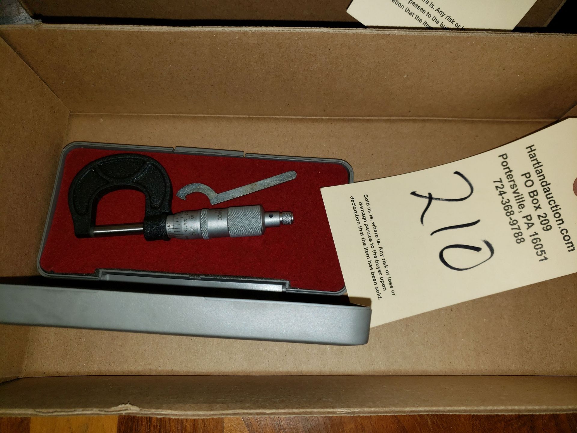 SCHERR TUMICO 0-1" MICROMETER