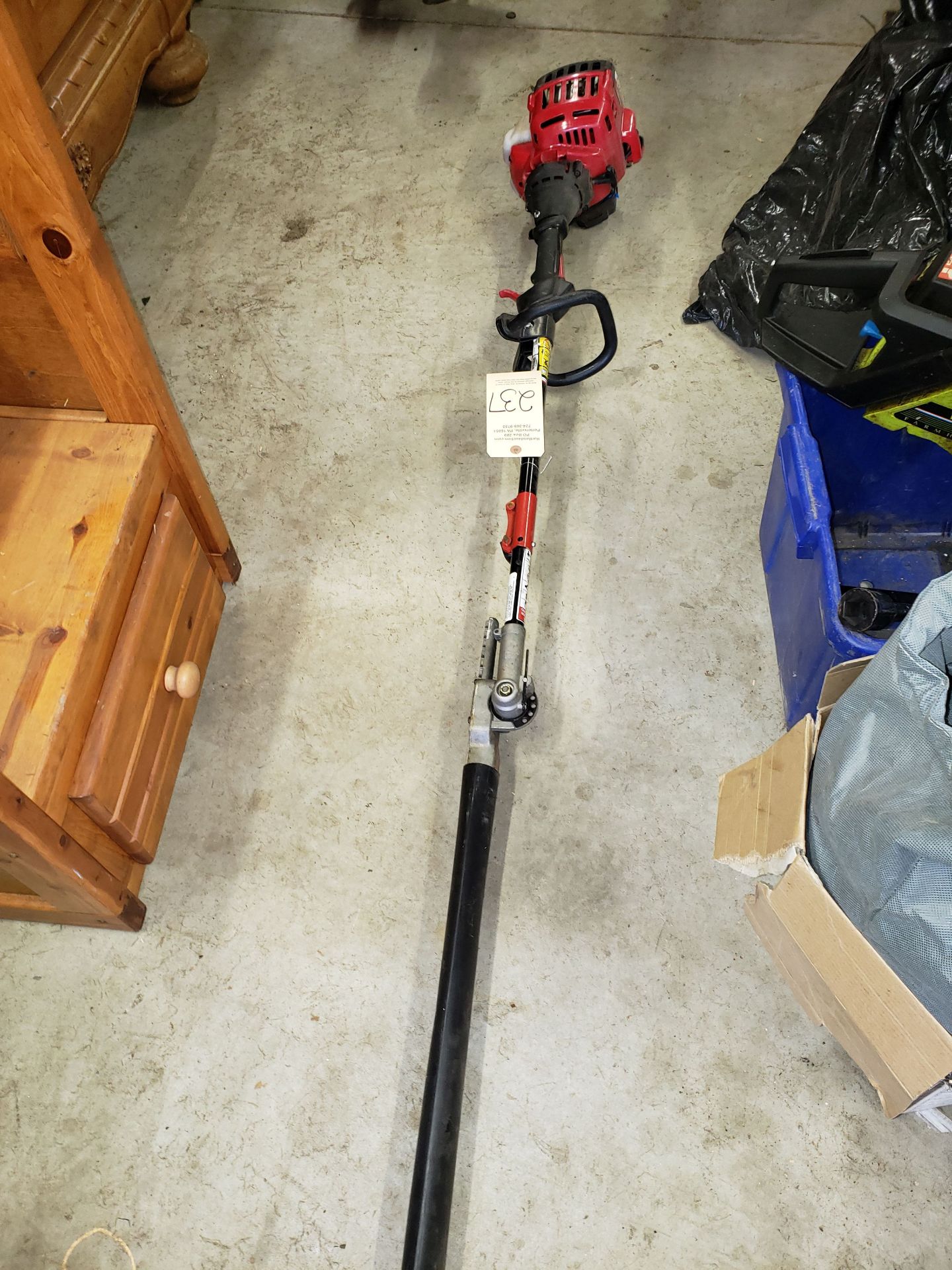 TROYBILT TB22 WITH HEDGE TRIMMER ATTACHMENT