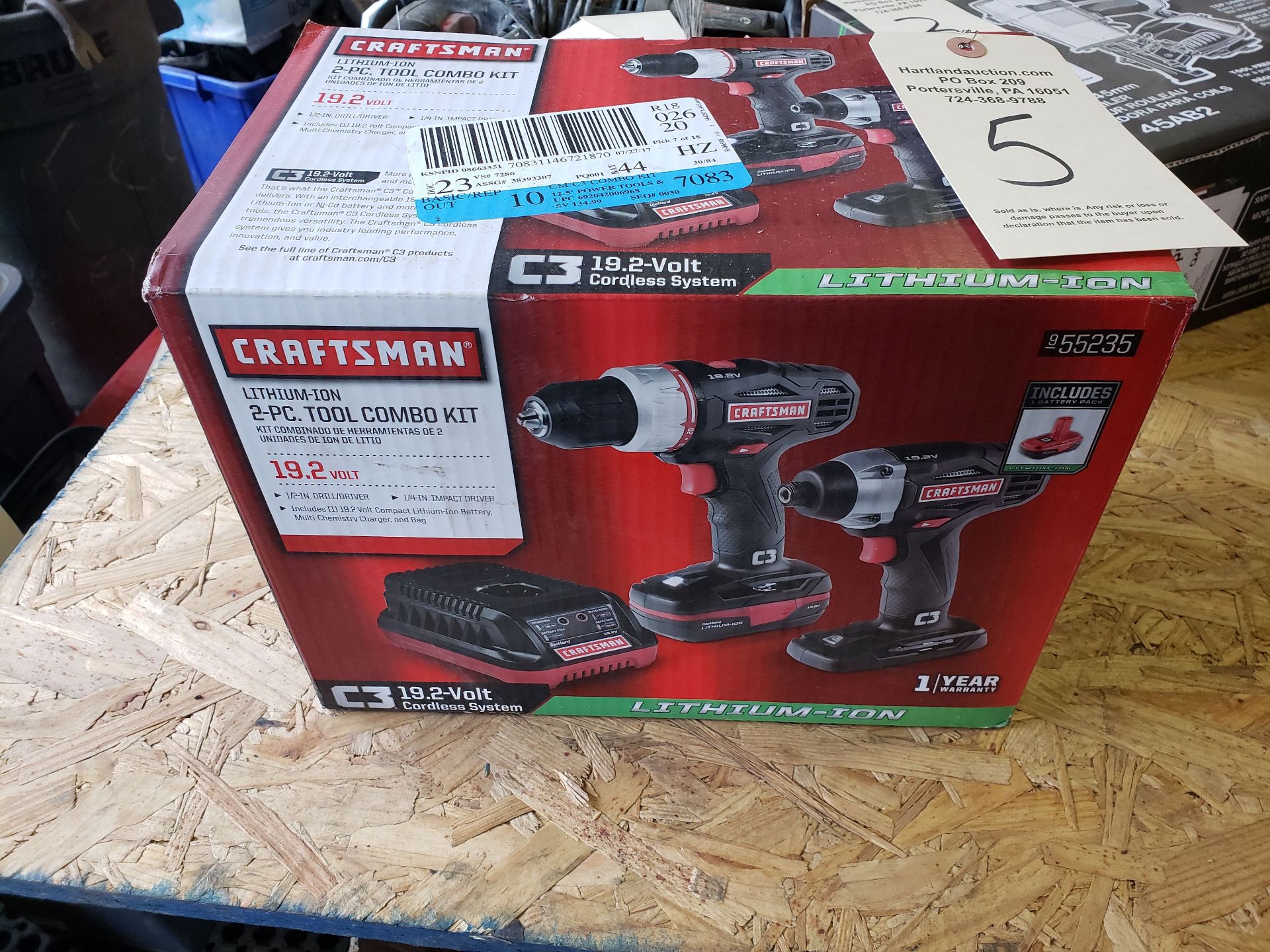 CRAFTSMAN LITHIUM ION 19.2V TOOL COMBO KIT