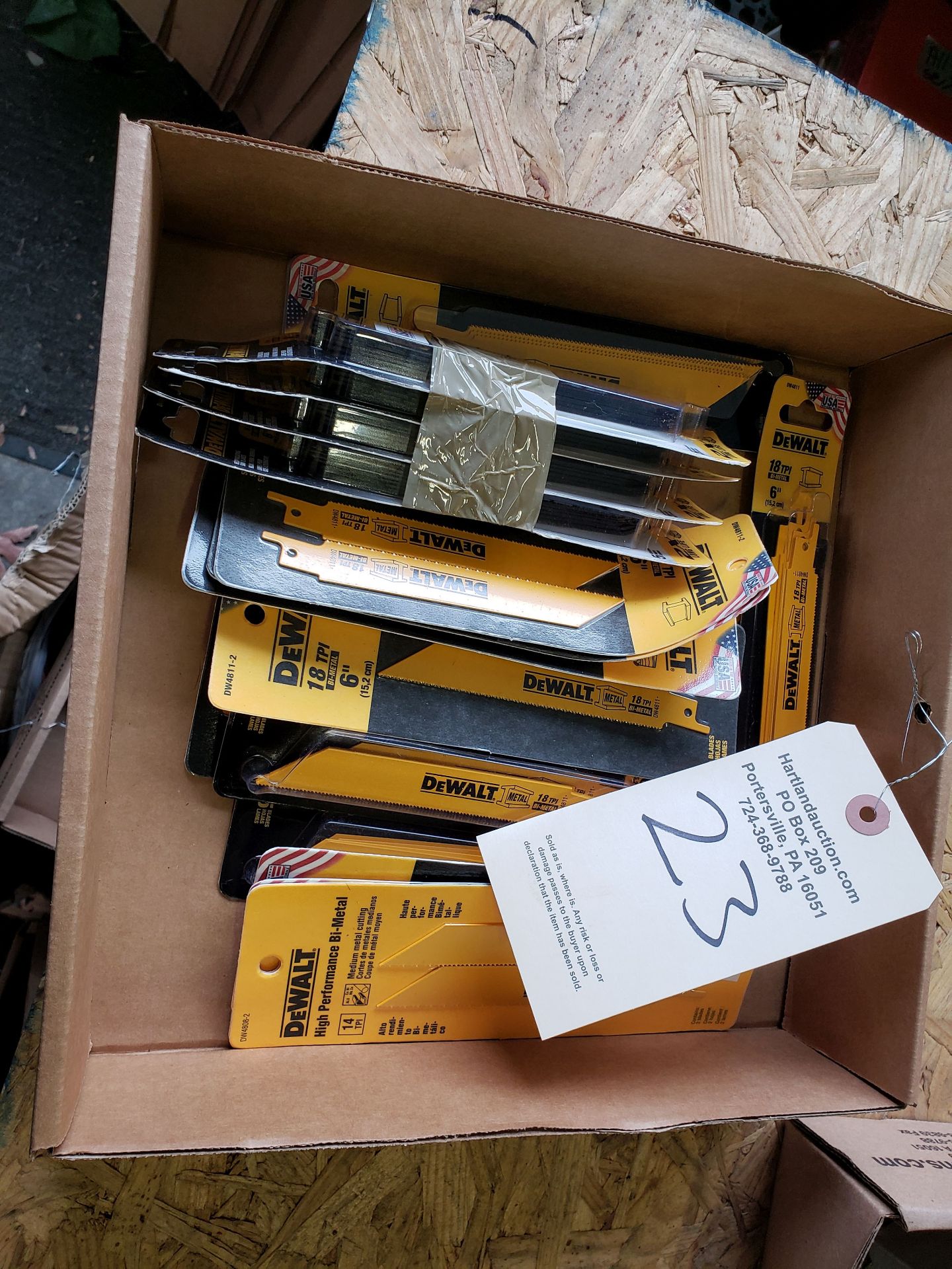 NEW DEWALT 6" BI-METAL BLADES