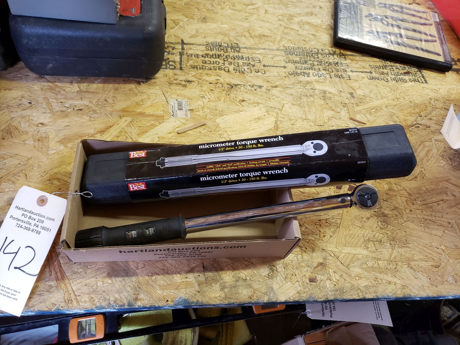 NEW 1/2" DRIVE MICROMETER TORQUE WRENCH & TORQUEH