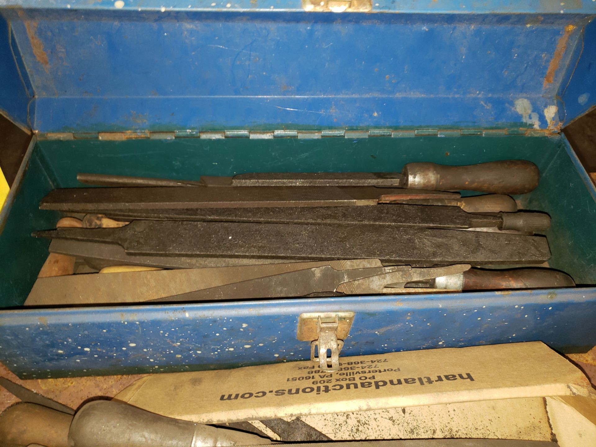 FILES IN BLUE TOOL BOX