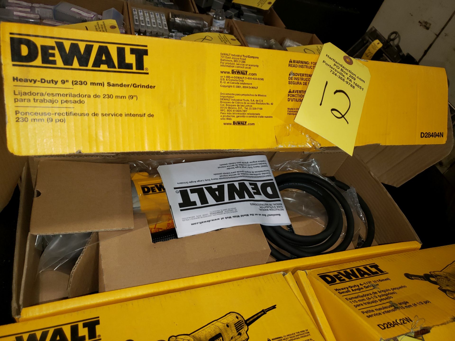 NEW DEWALT HEAVY DUTY 9" GRINDER