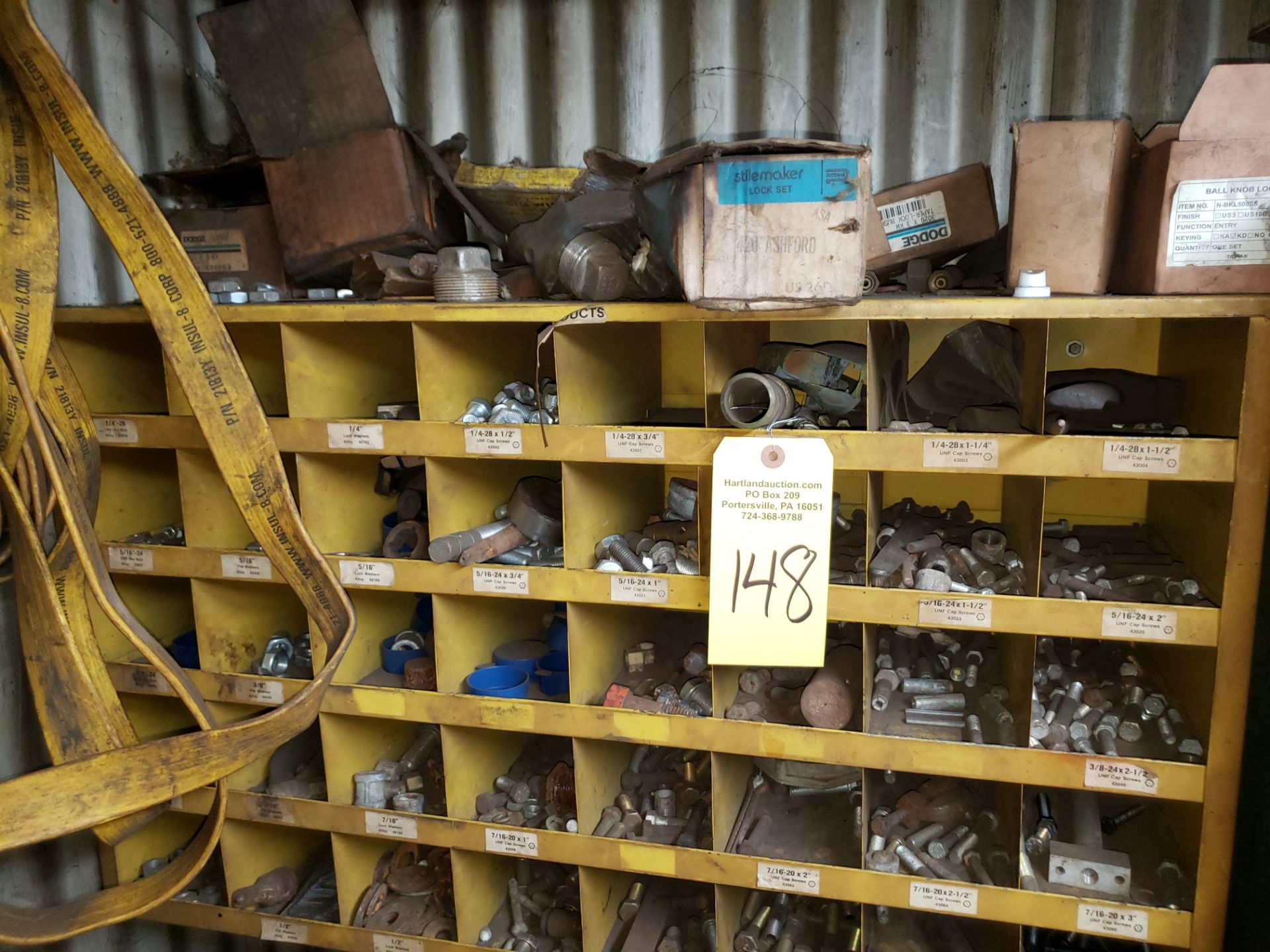 PARTS BIN AND FASTENERS