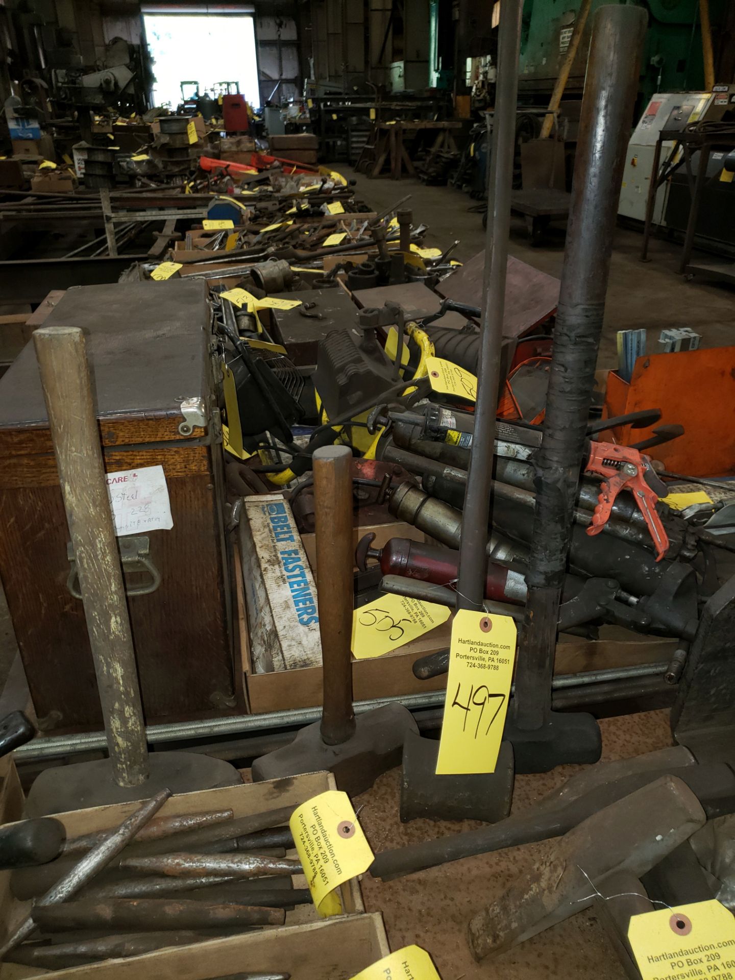 4- SLEDGE HAMMERS, LOT