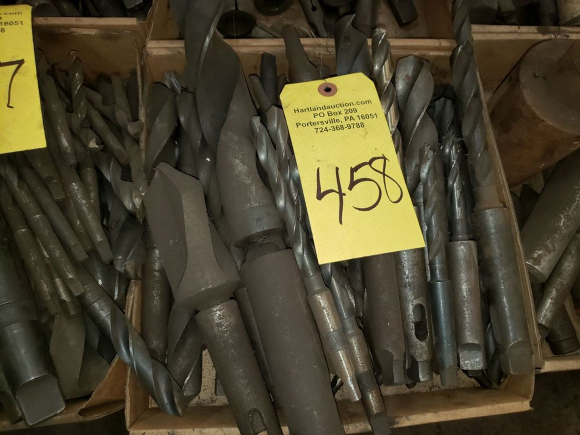 { Choice of lots: 455, 457, 458 } TAPER SHANK DRILLS