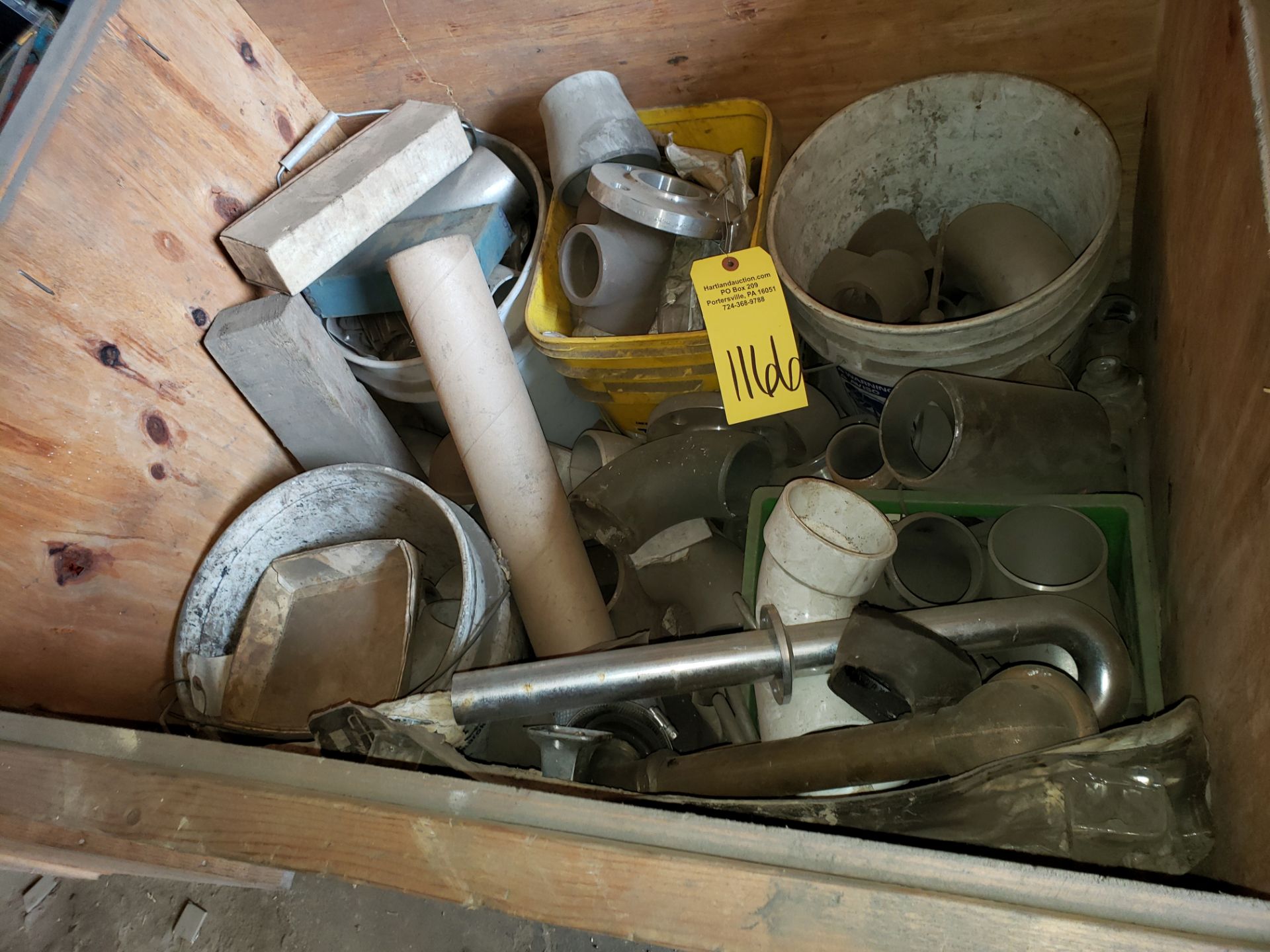 CRATE OF PIPE LOT