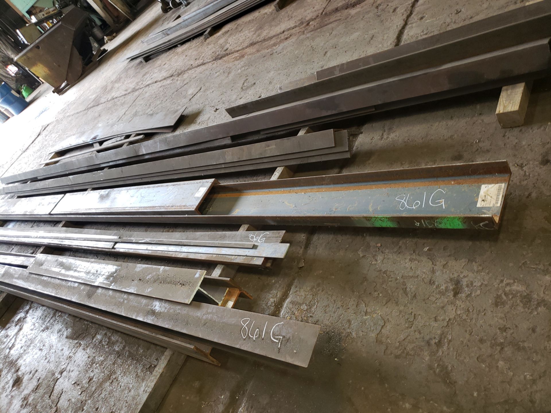 MISC. METALS: I BEAMS, FLAT STOCK, CHANNEL, ANGLE LOT