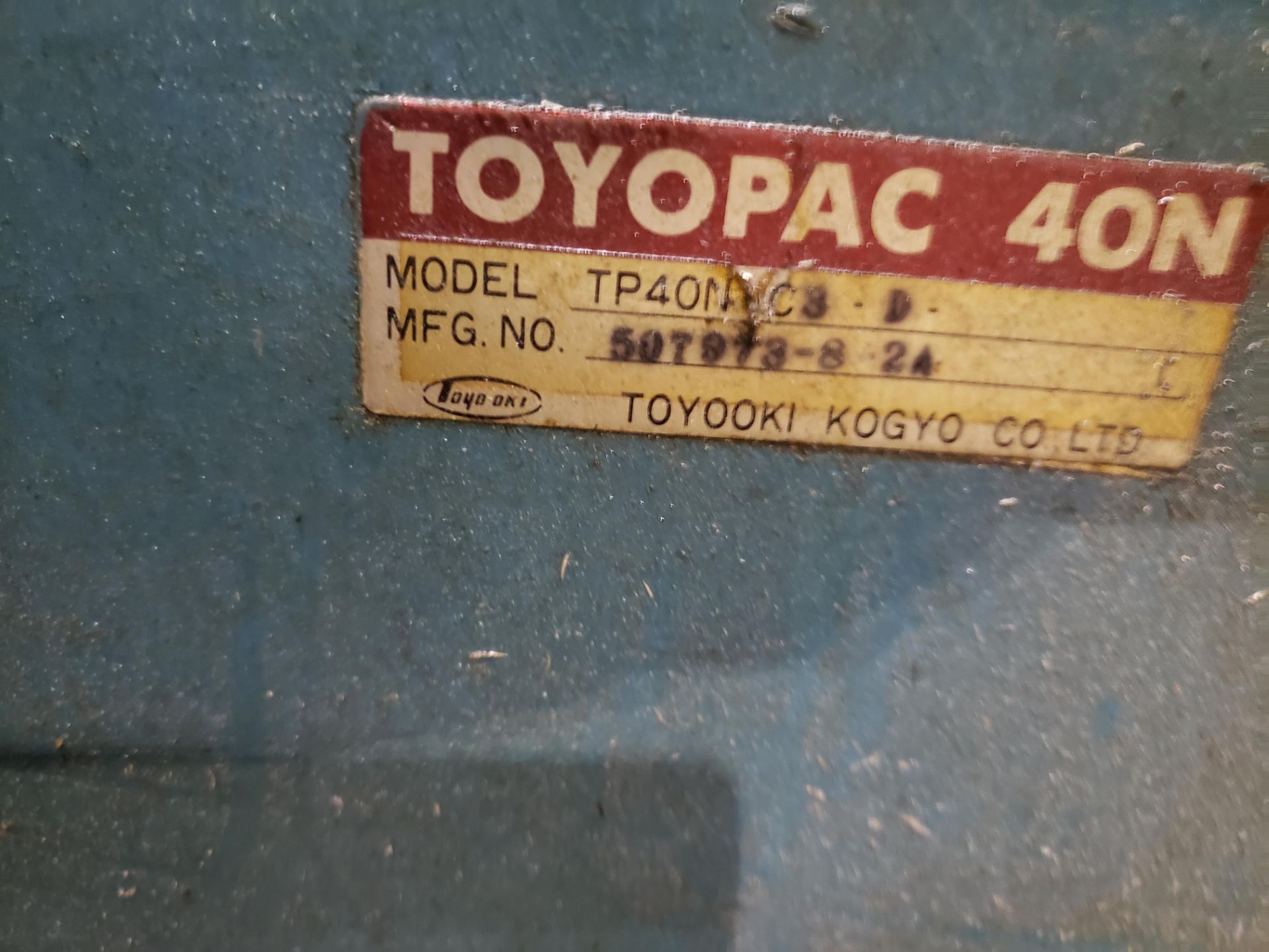 2 HYDRAULIC UNITS TOYOPAC & OTHER - Image 2 of 3