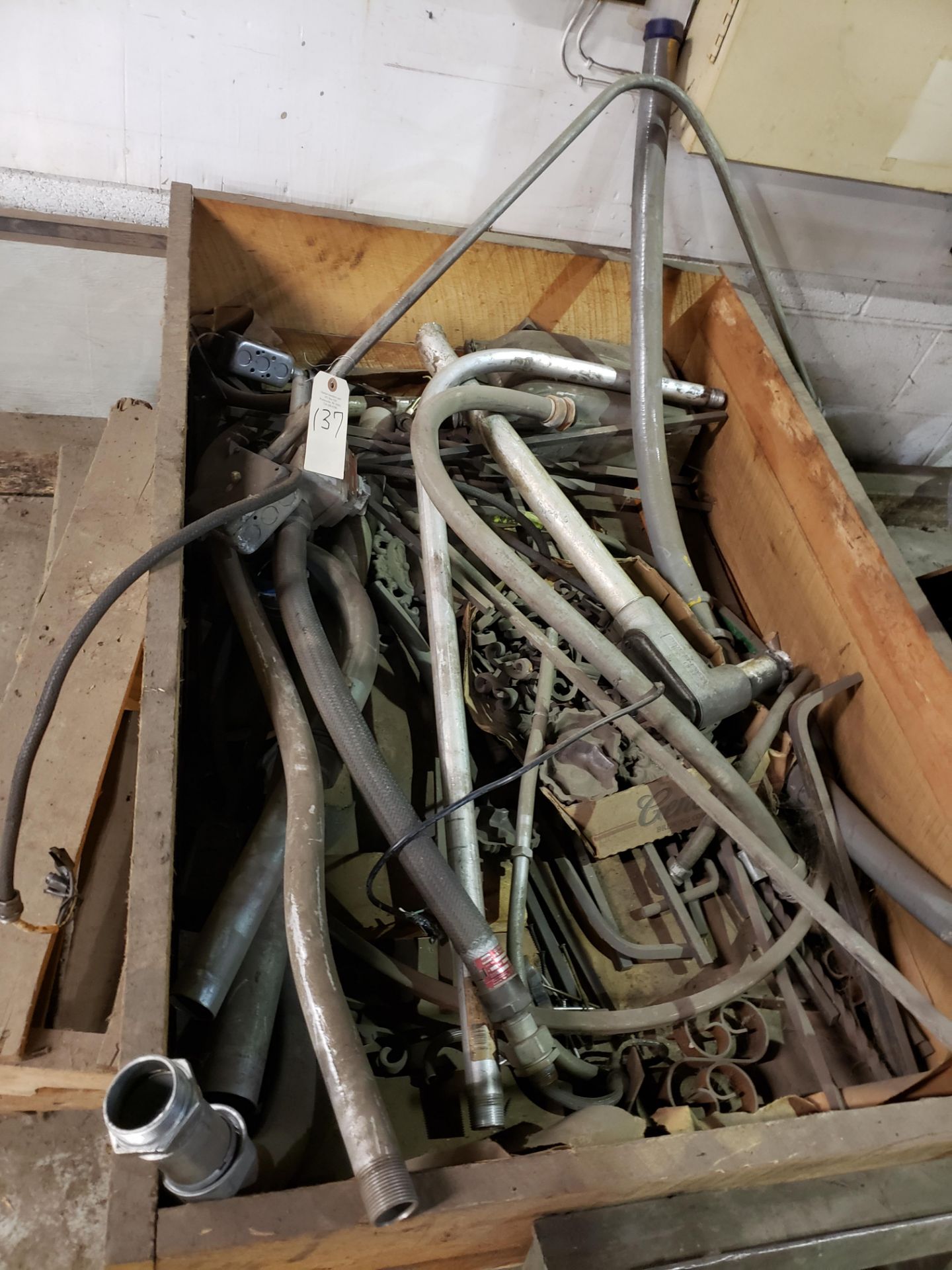 CRATE OF CONDUIT, MISC METALS