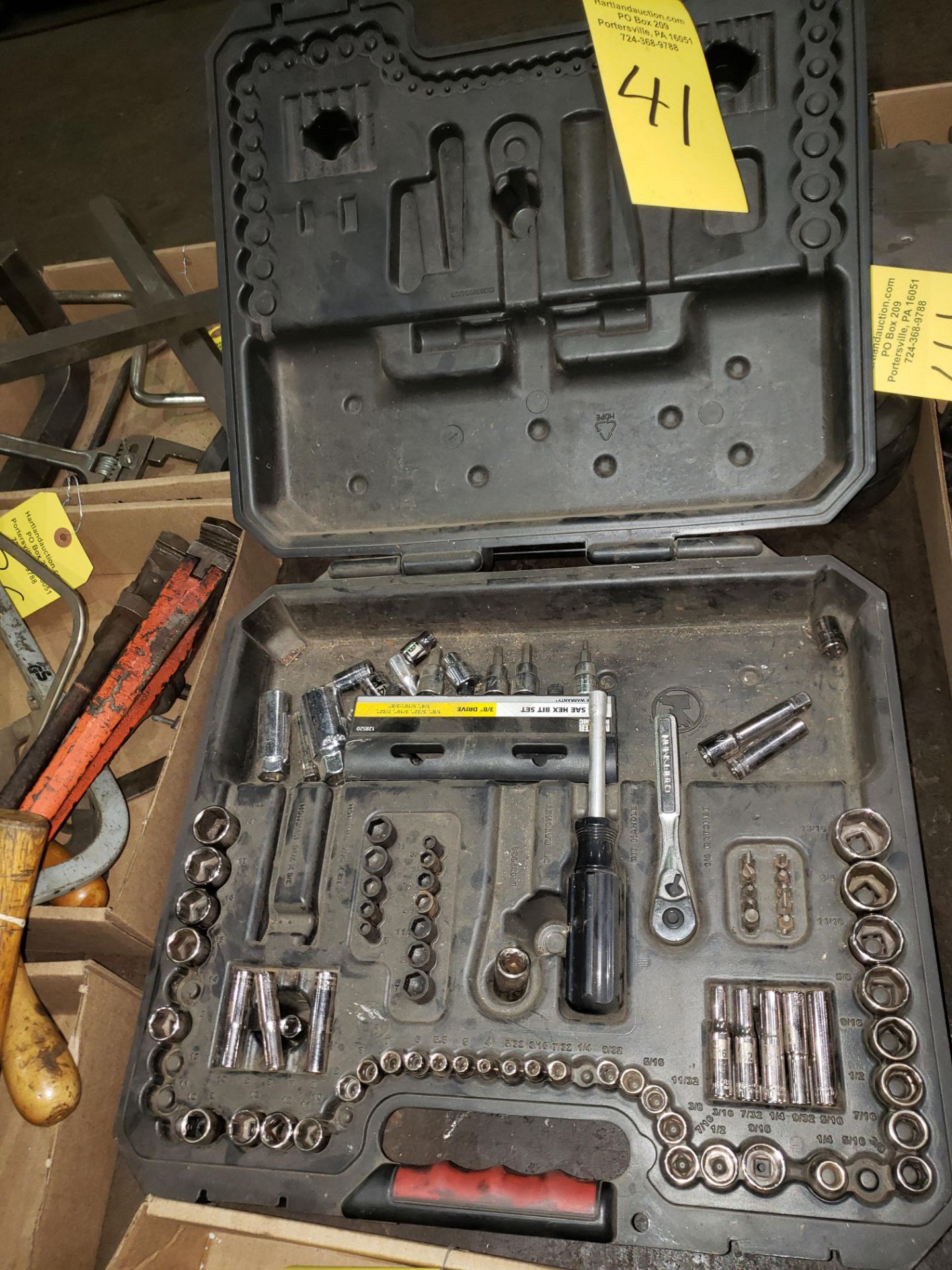 CRAFTSMAN & EVERCRAFT MECHANICS TOOL SETS SOME PARTS MISSING - Image 2 of 2