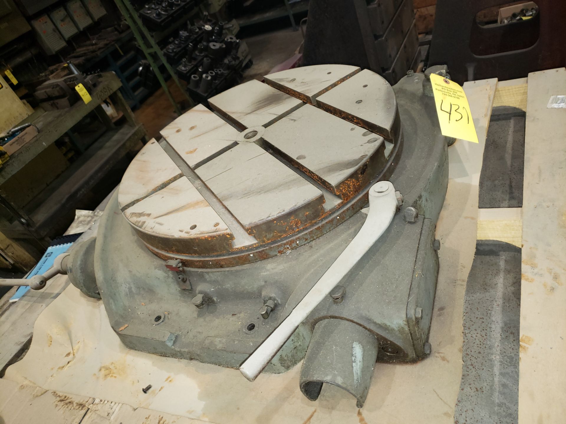 24" MANUAL ROTARY TABLE