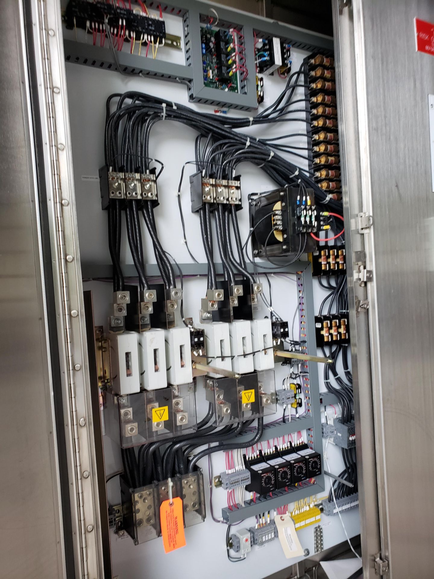 NEW WATLOW PROCESS SYSTEMS HEATER CONTROL CABINET 222 KW, 480 VAC, 3 PHASE, 60 HZ, 268 AMPS, - Image 4 of 4