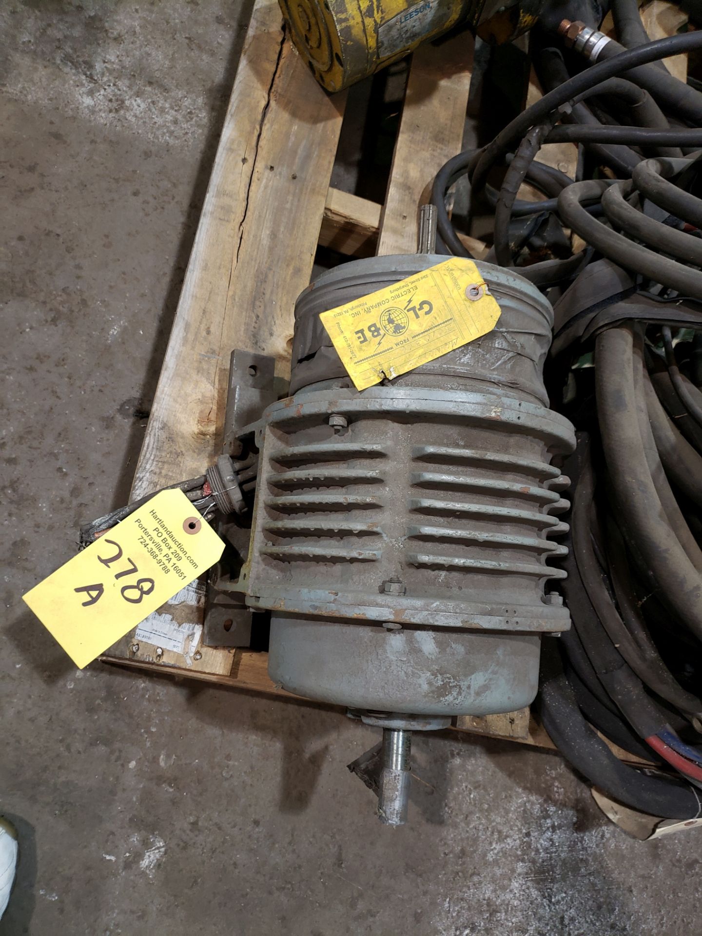 ELECTRIC MOTOR NO DATA PLATE