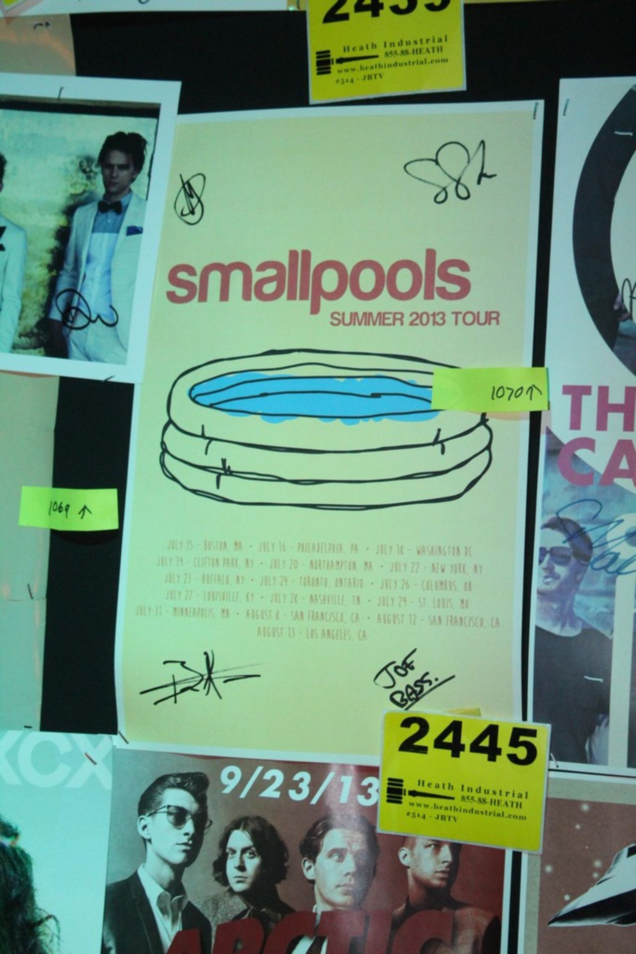 Smallpools Signed Poster - Damaged