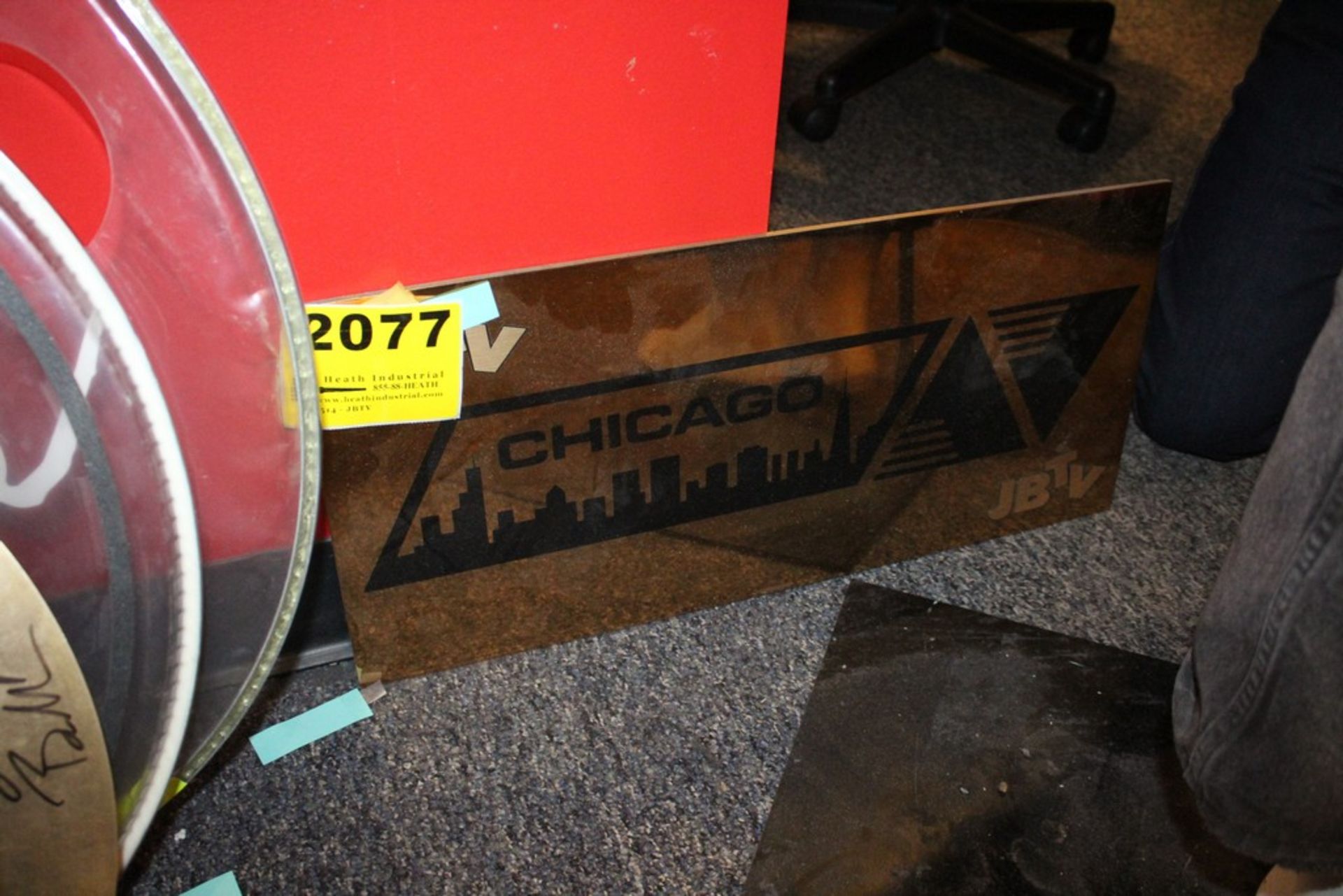 JBTV Chicago Metal Plate -