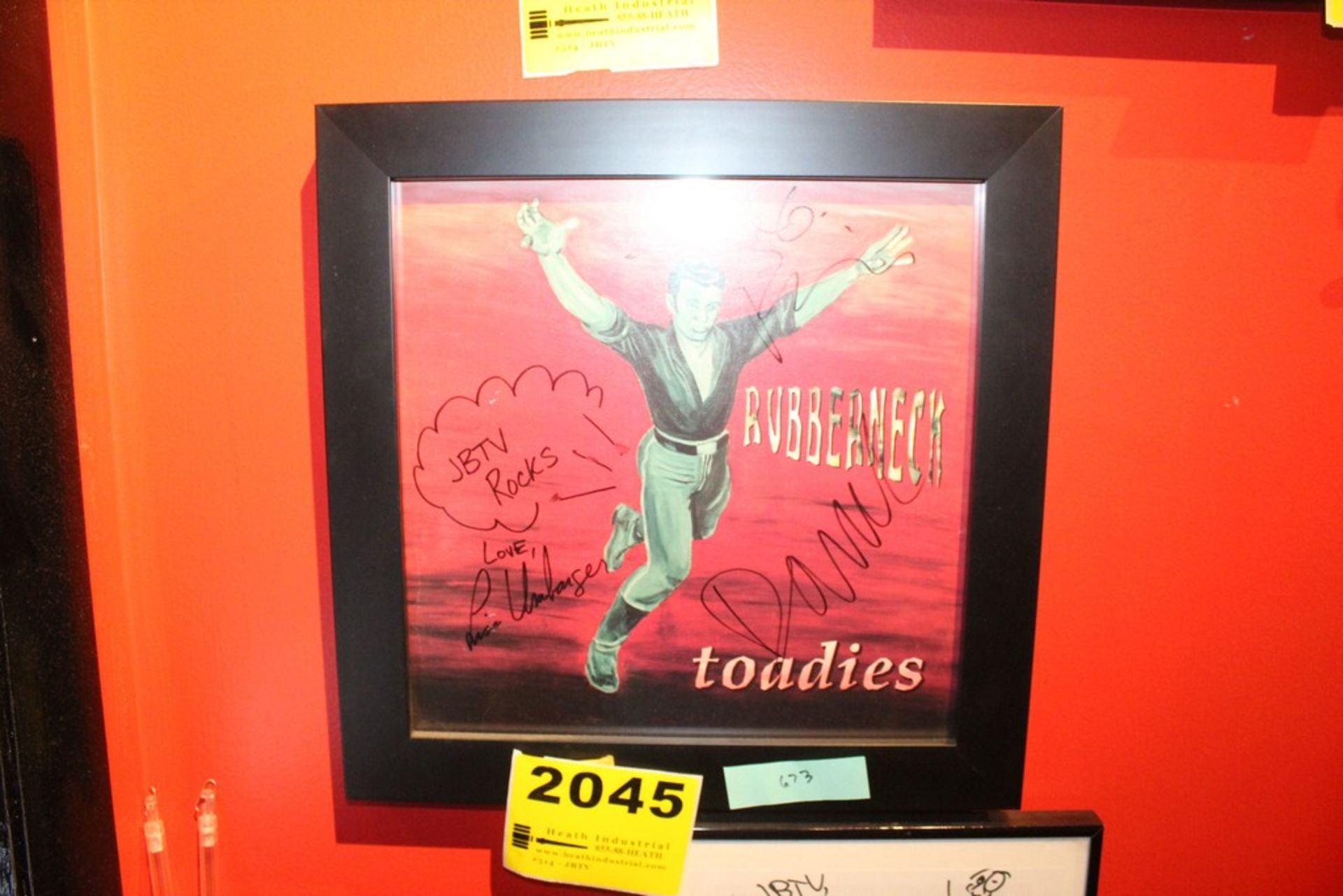 The Toadies Signed Framed Poster