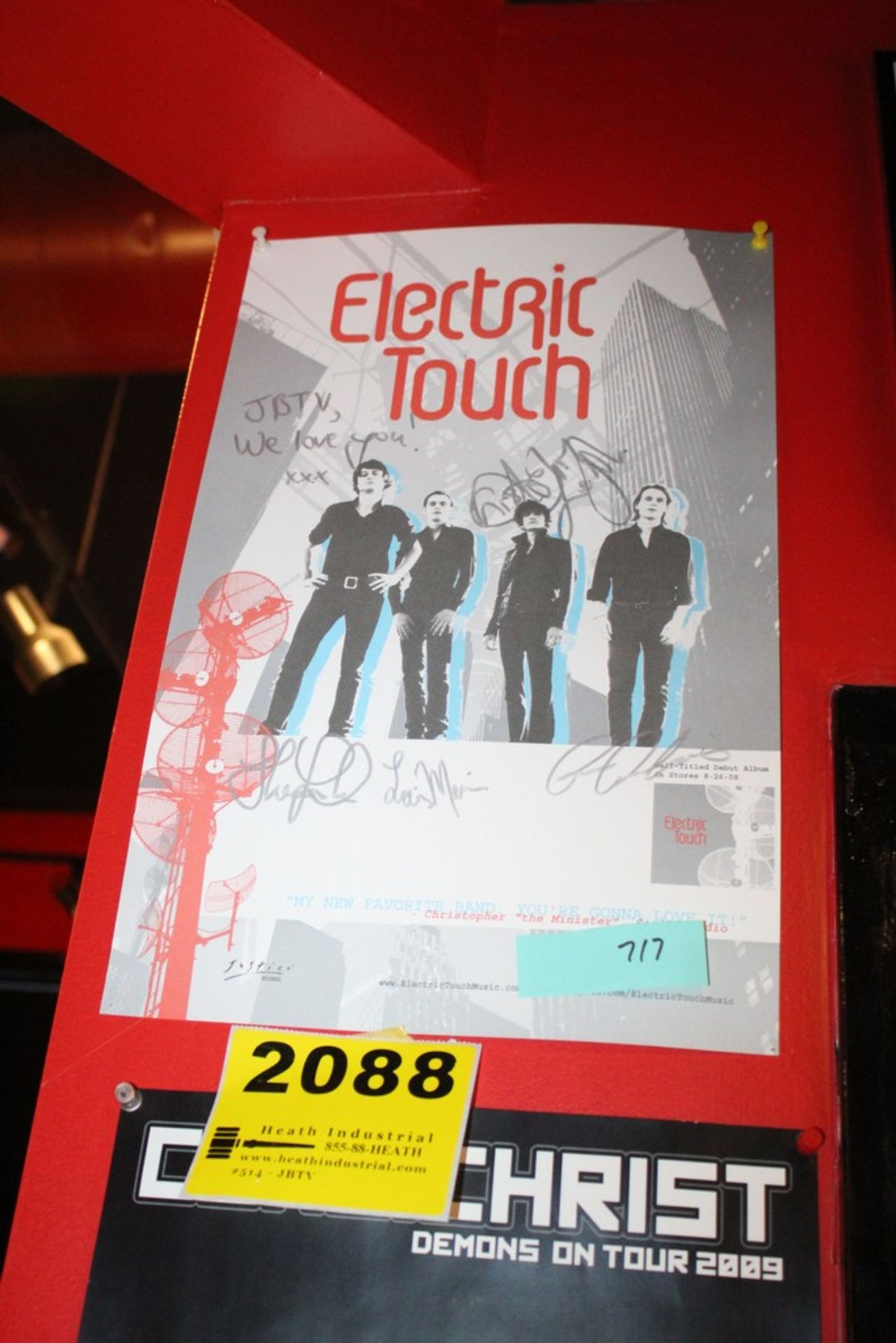 Electric Touch Signed Poster