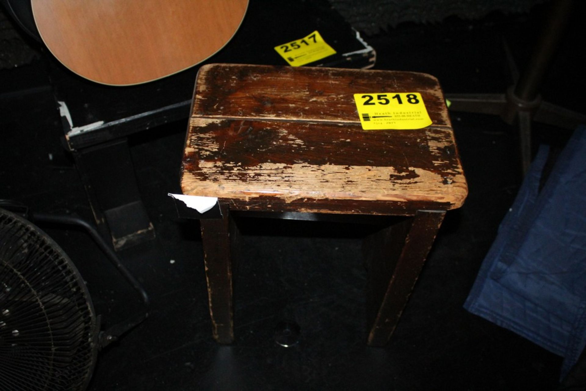 Short Wooden Stool