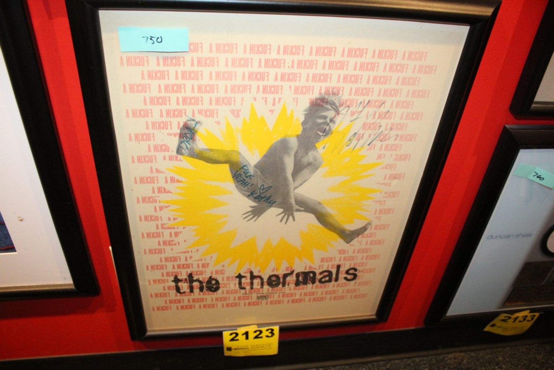 The Thermals Signed Framed Poster