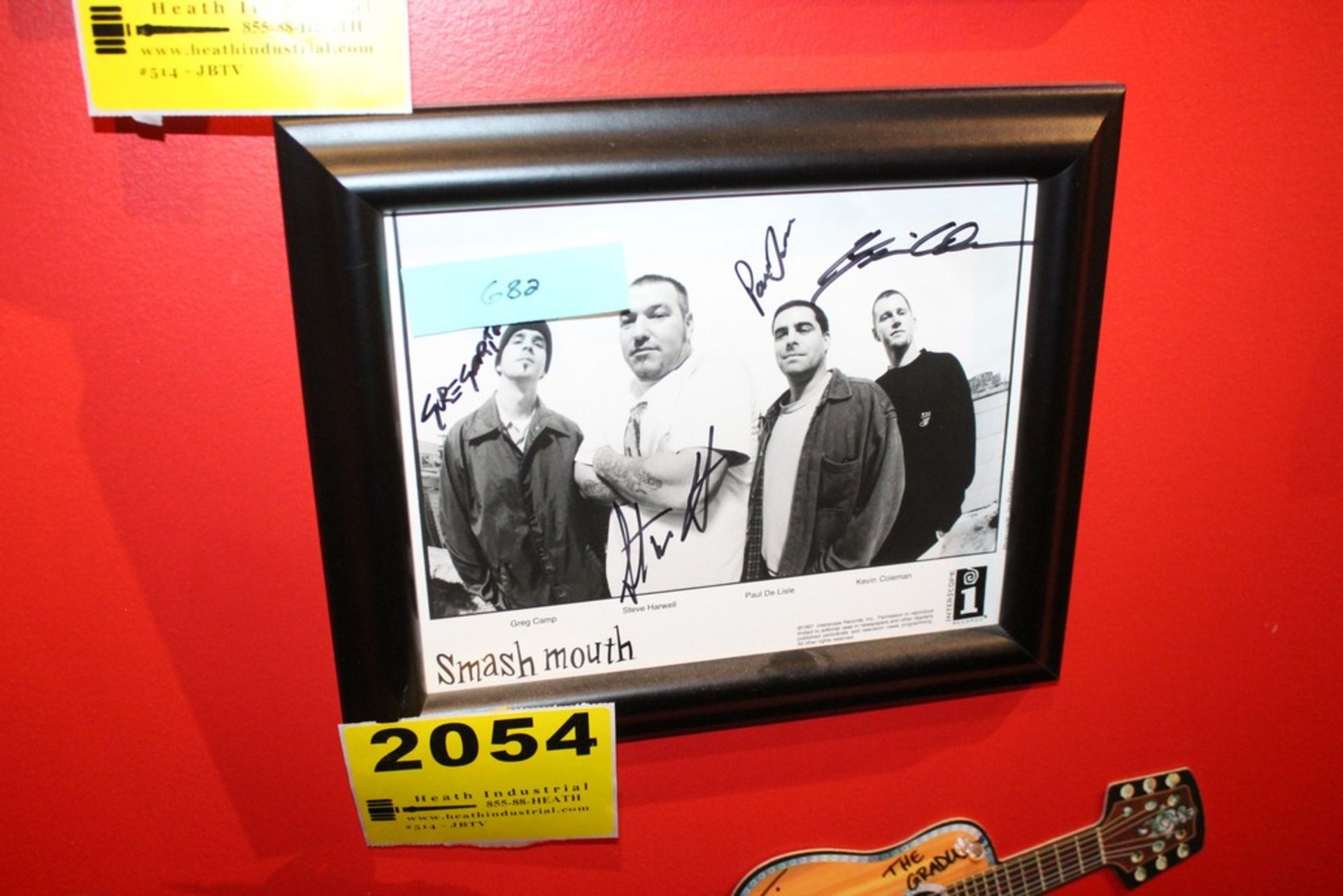 Smashmouth Signed Framed Photo