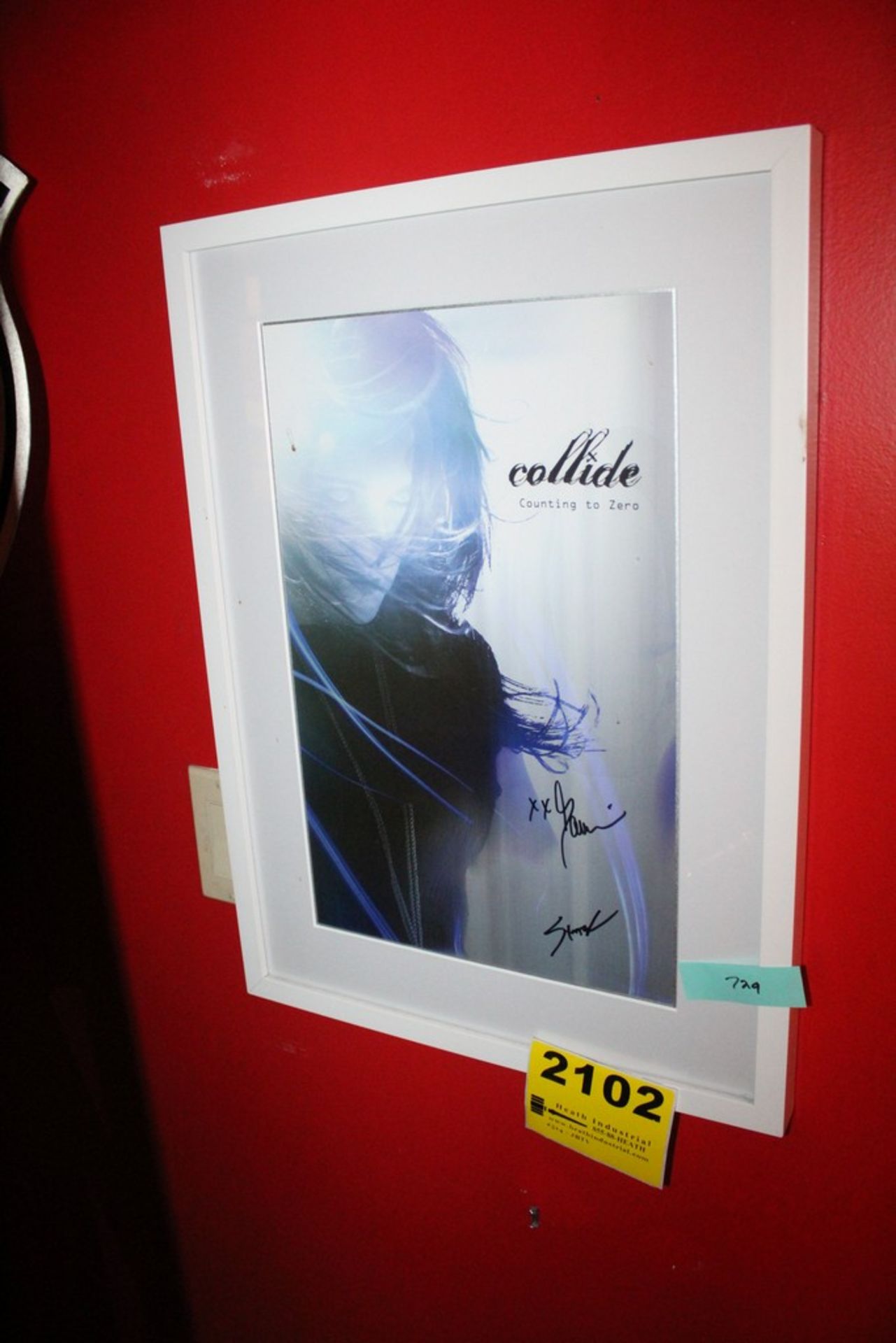 Collide Signed Framed Poster