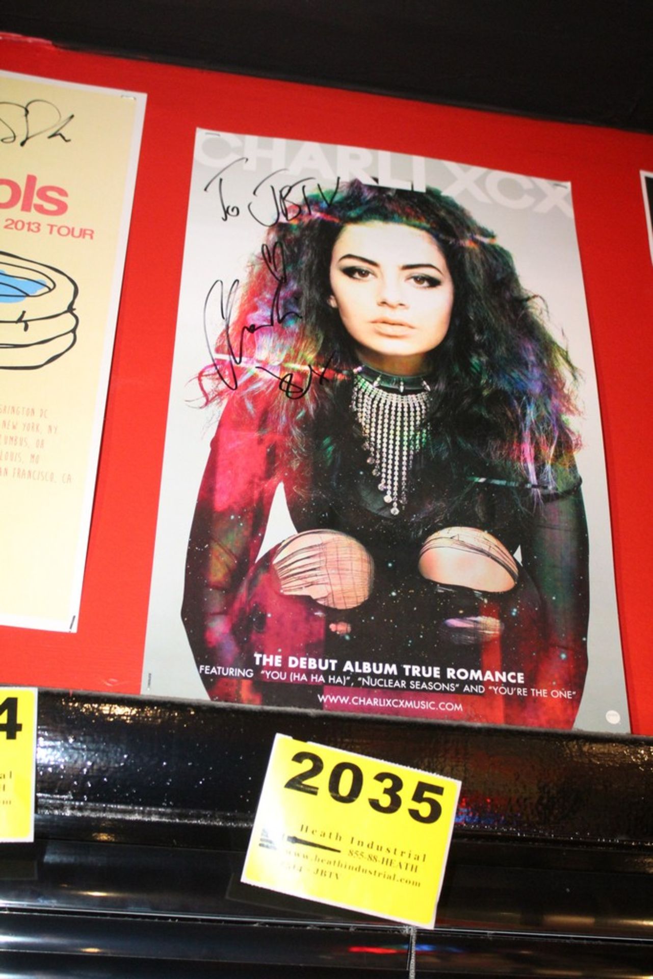 Charlie XCX Signed Poster