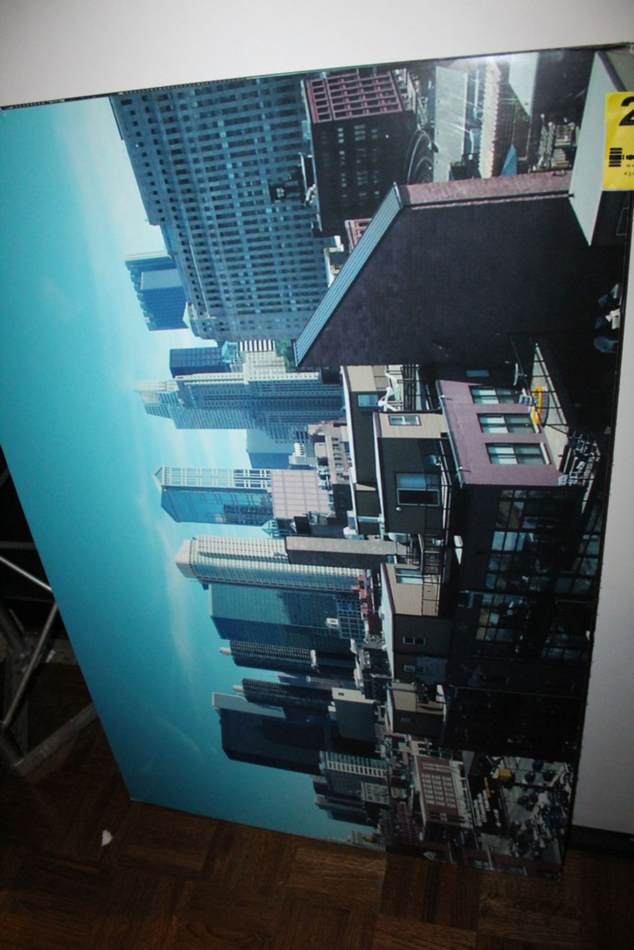 Chicago Skyline 2 piece Large Poster Circa 1990's