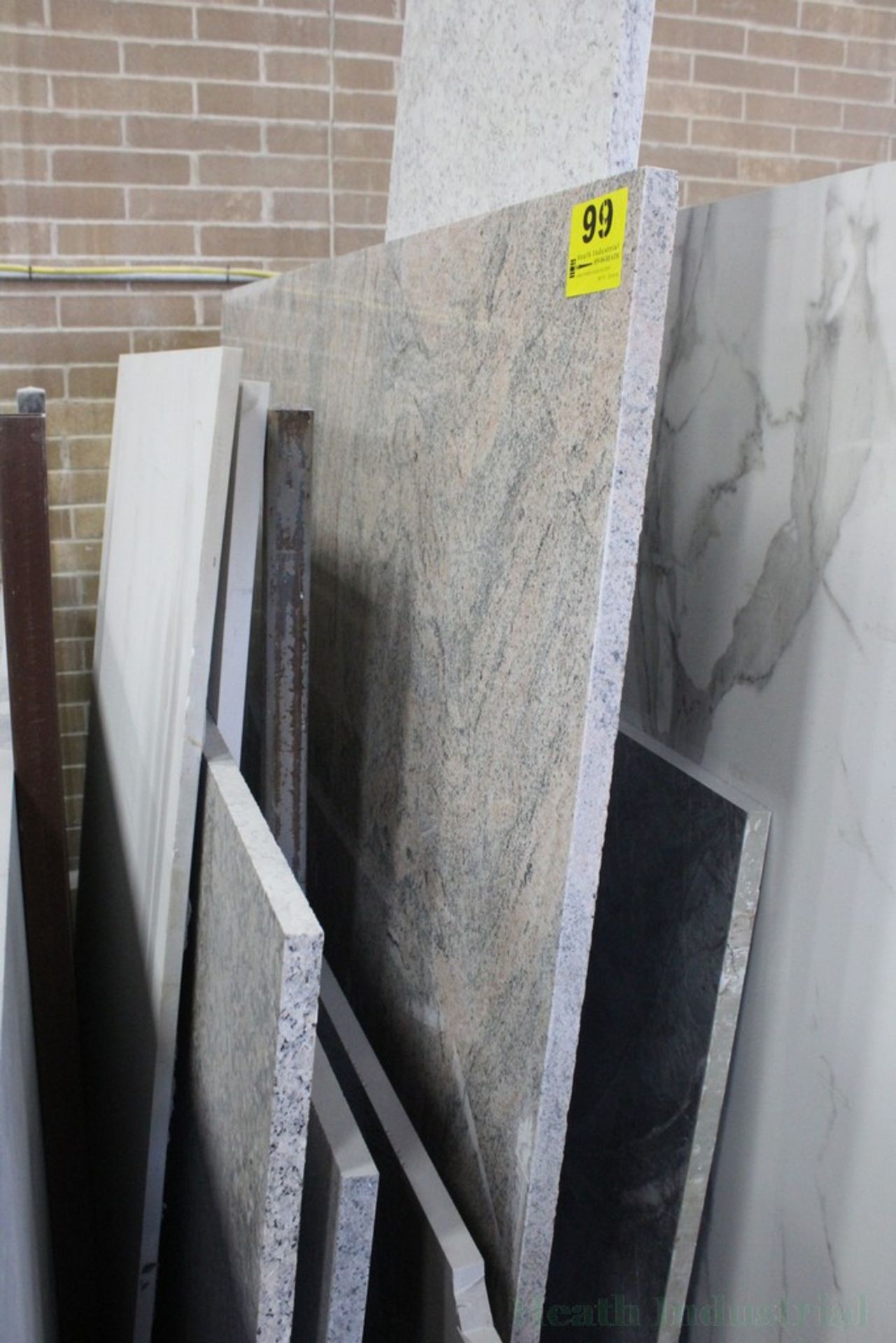 GRANITE SLAB 80" X 61" 1 1/4" GREY AND WHITE