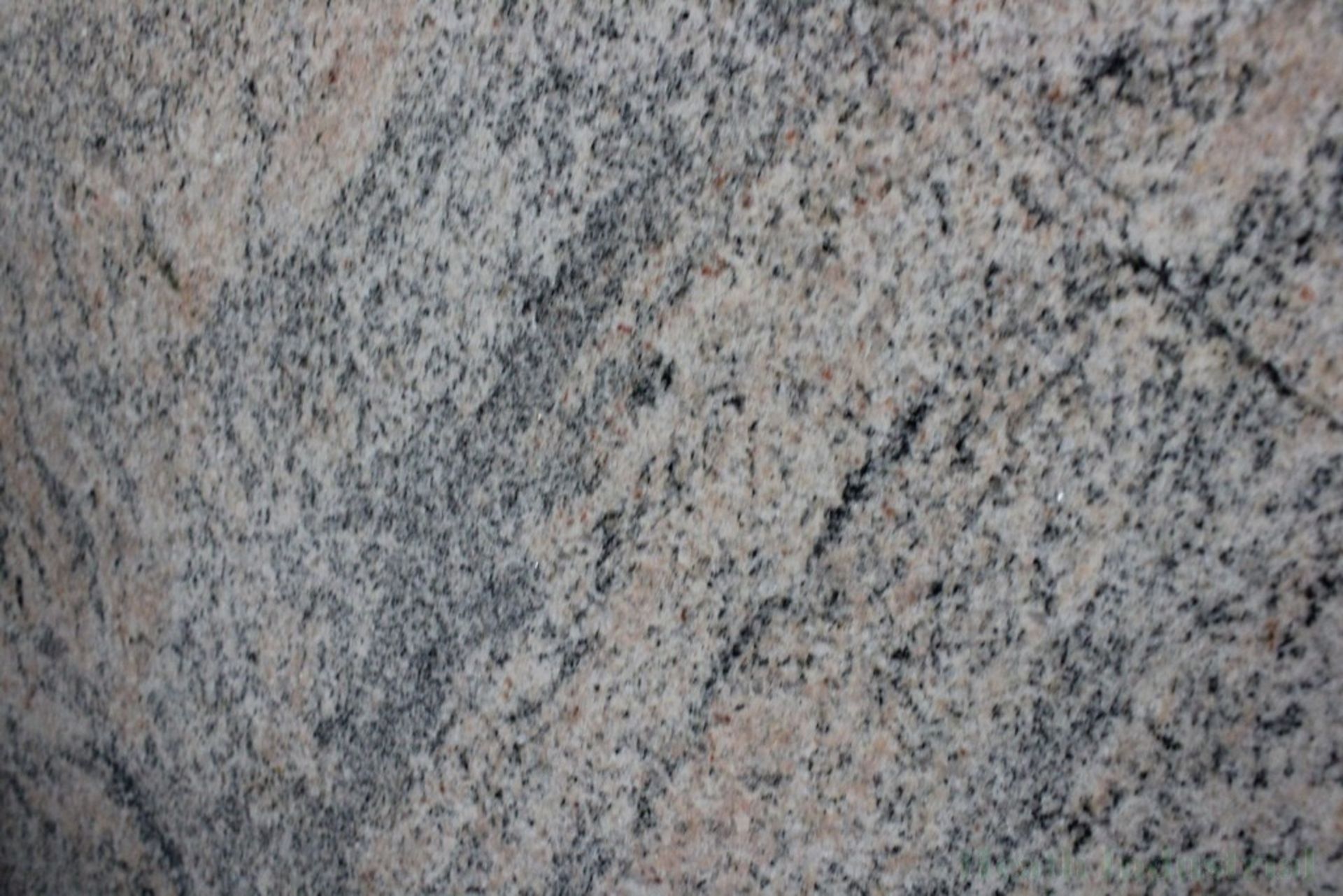 GRANITE SLAB 80" X 61" 1 1/4" GREY AND WHITE - Image 2 of 2