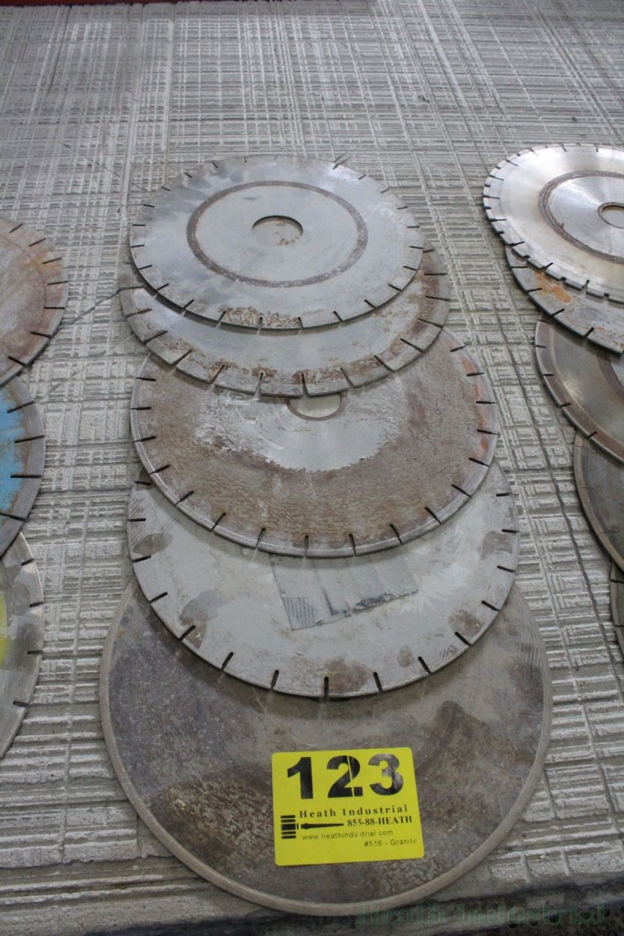 (5) 14" DIAMOND SAW BLADES