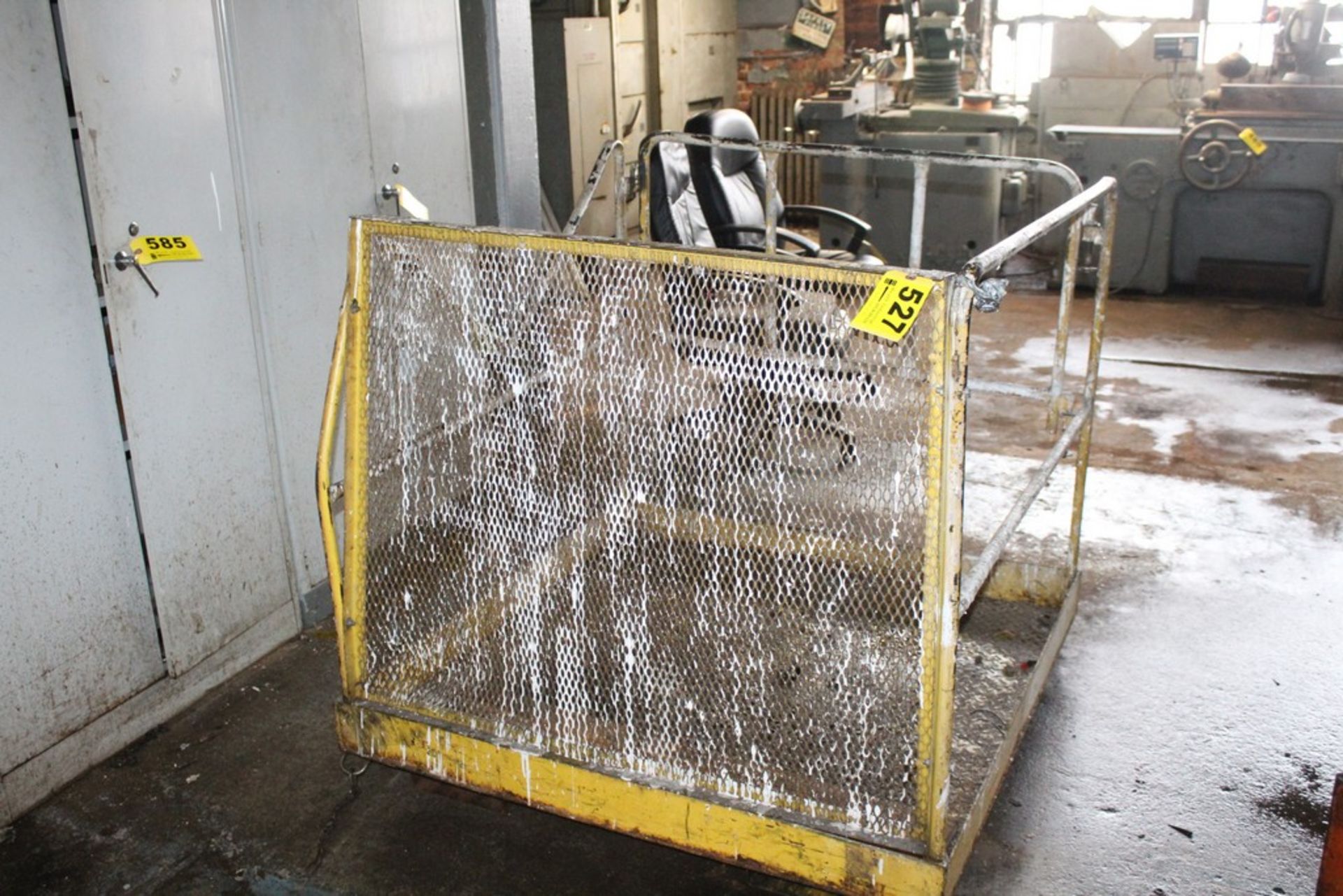 FORKLIFTABLE SAFETY CAGE 48" X 48"