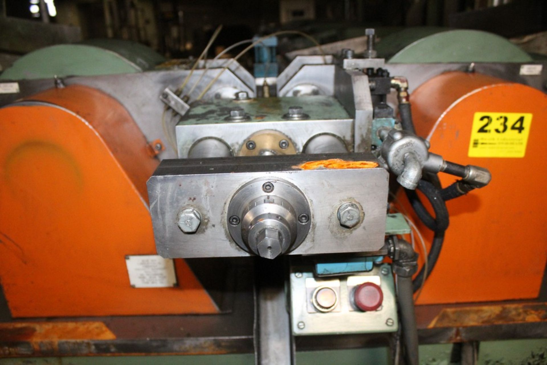 FENN 5/8" MODEL 62 IMPACT HYDRAULIC AUTOMATIC CUT-OFF MACHINE, S/N 52737, WITH STOCK FEED - Image 3 of 5