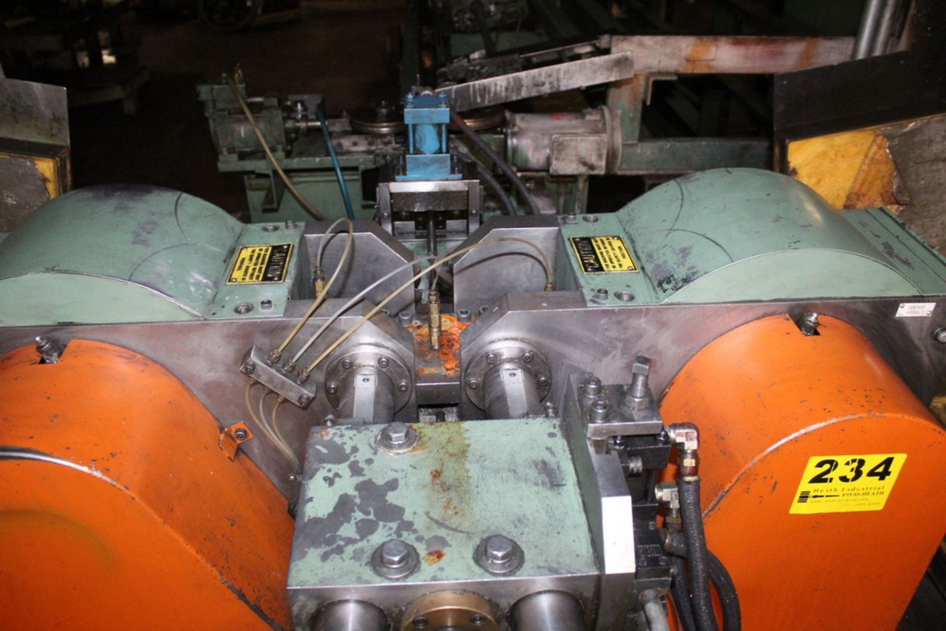 FENN 5/8" MODEL 62 IMPACT HYDRAULIC AUTOMATIC CUT-OFF MACHINE, S/N 52737, WITH STOCK FEED - Image 2 of 5