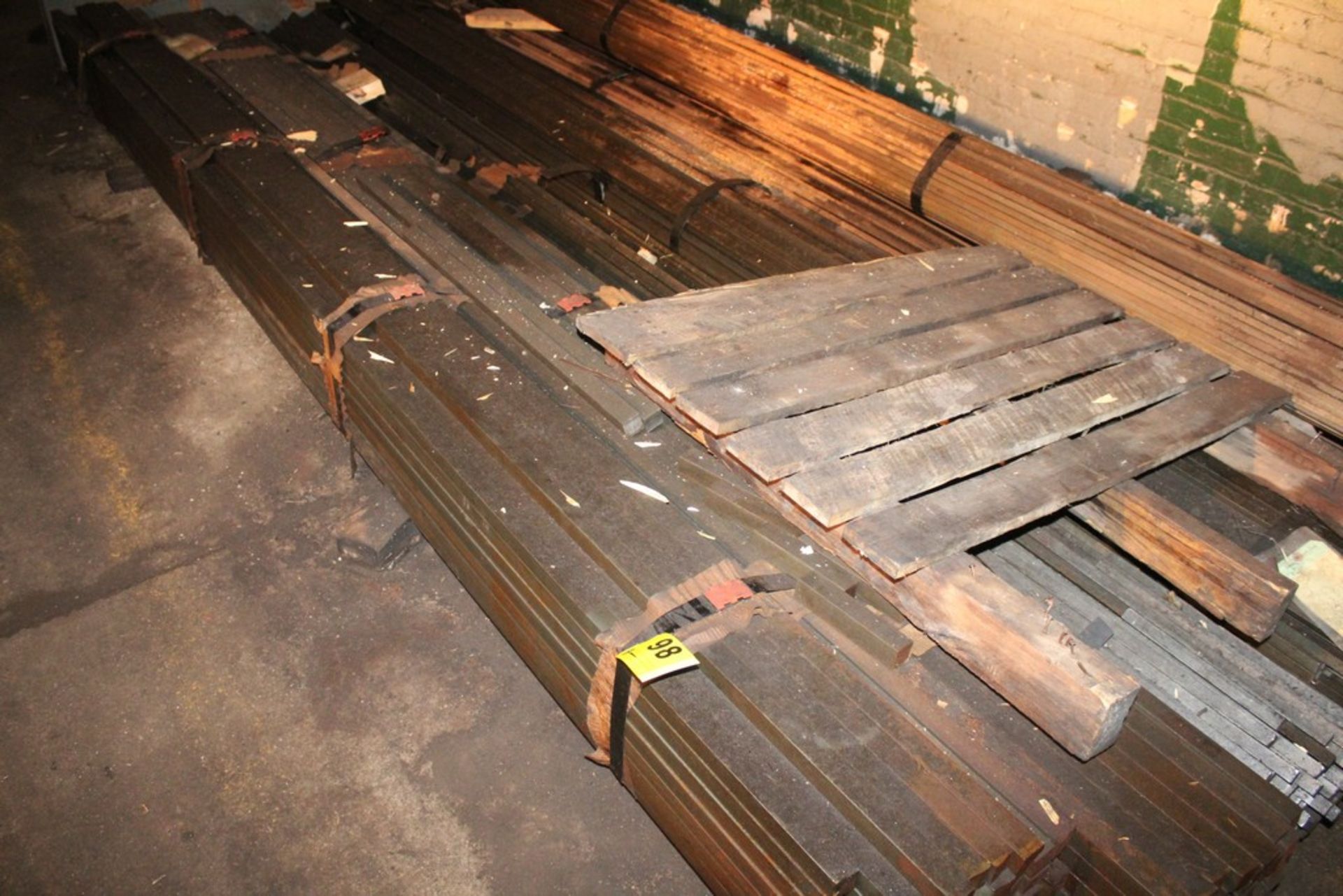 LARGE QTY OF STEEL STOCK ON FLOOR - Image 2 of 2