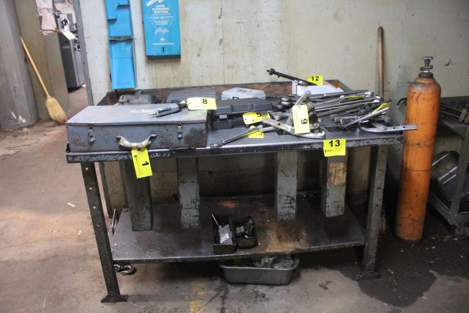 HD STEEL WORK BENCH WITH SORTING HOLES 60" X 30" X 36"