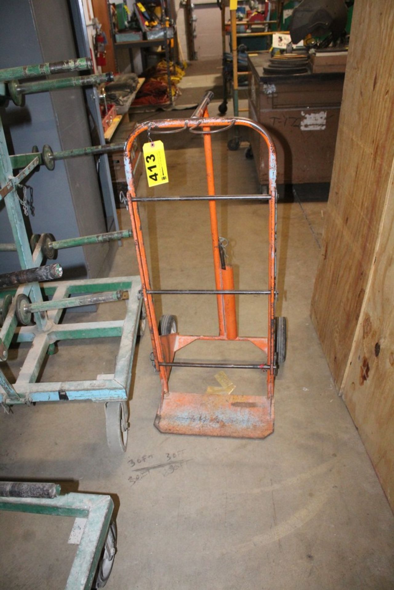 WIRE SPOOL TWO WHEEL CART