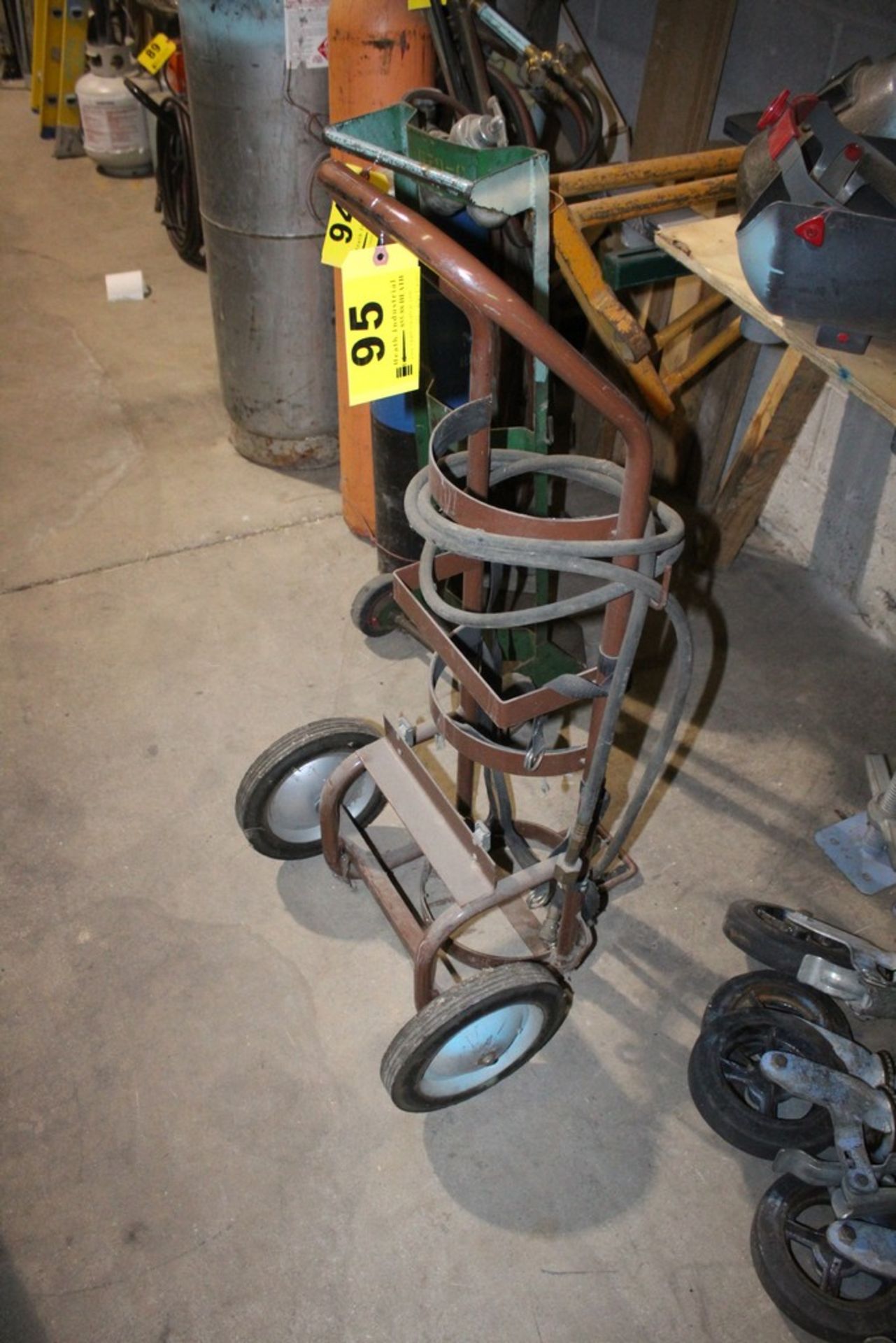 TWO WHEEL WELDING TANK CART