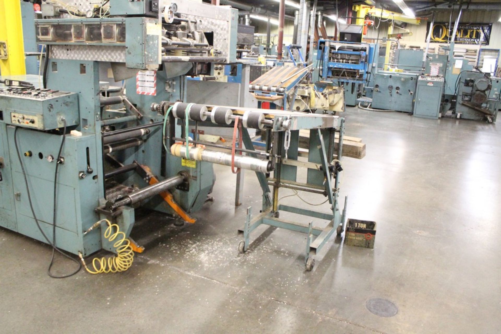 STEVENS 20.5” MODEL MS 1000B WEB PRESS, S/N 0430851, 4 OFFSET TOWERS, 20-1/2” PRINT WIDTH, 21” WEB - Image 6 of 10