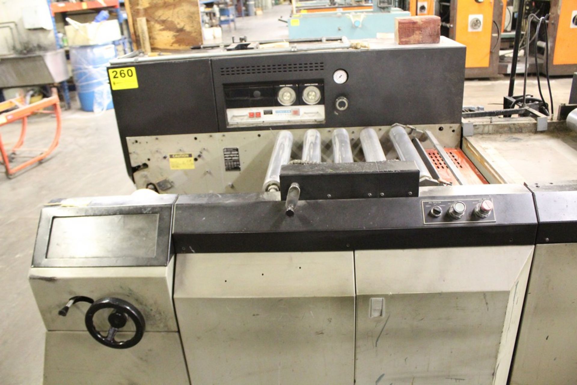 DIDDIE 17”X17-1/2” MODEL 860 MCM WEB PRINTING PRESS, S/N 136-1521, 5 COLOR, 18” WEB WIDTH, 17” PRINT - Image 3 of 11