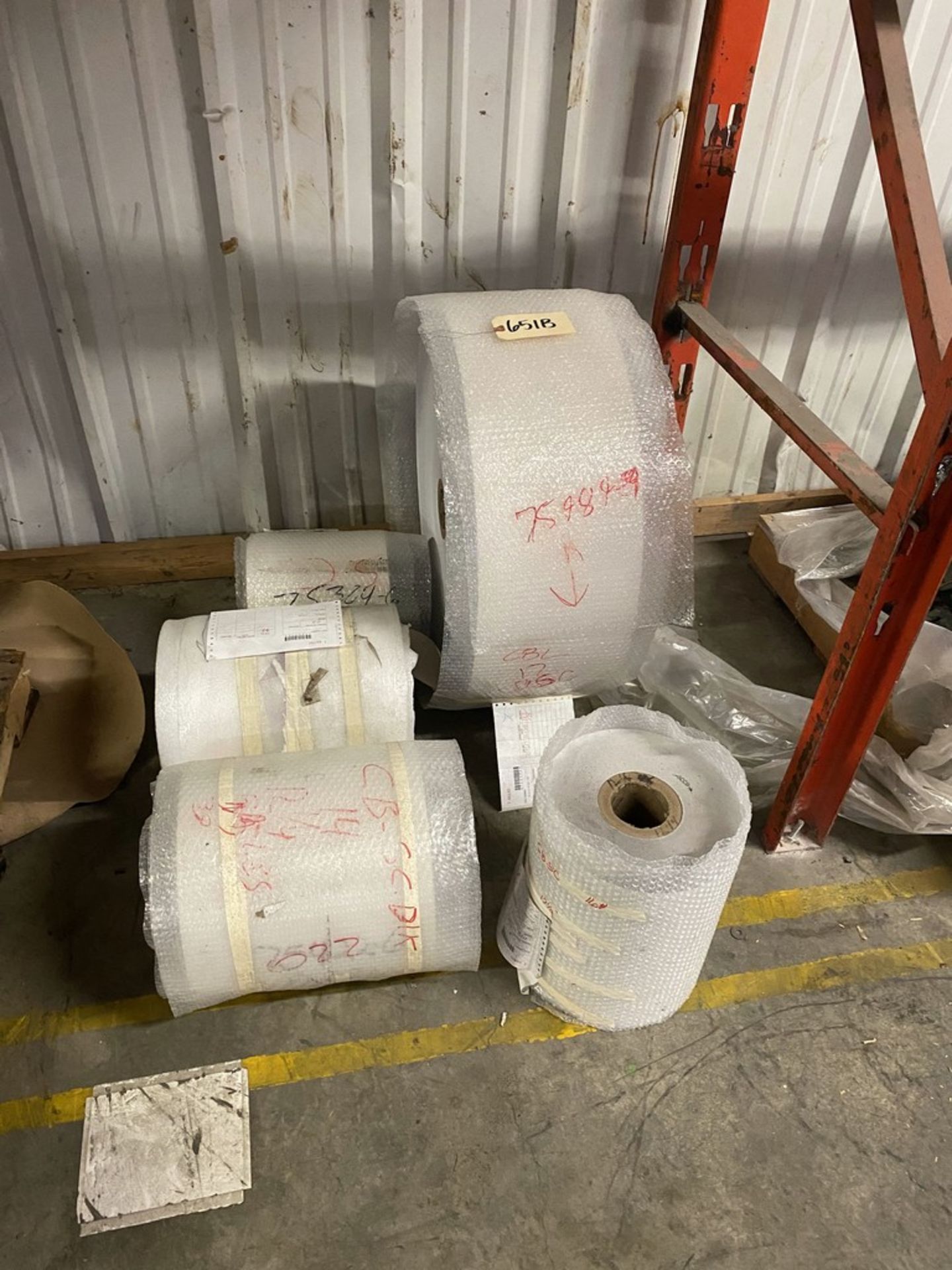 (5) ROLLS CARBONLESS PAPER SELF CONTAINED APPROX 250 LB
