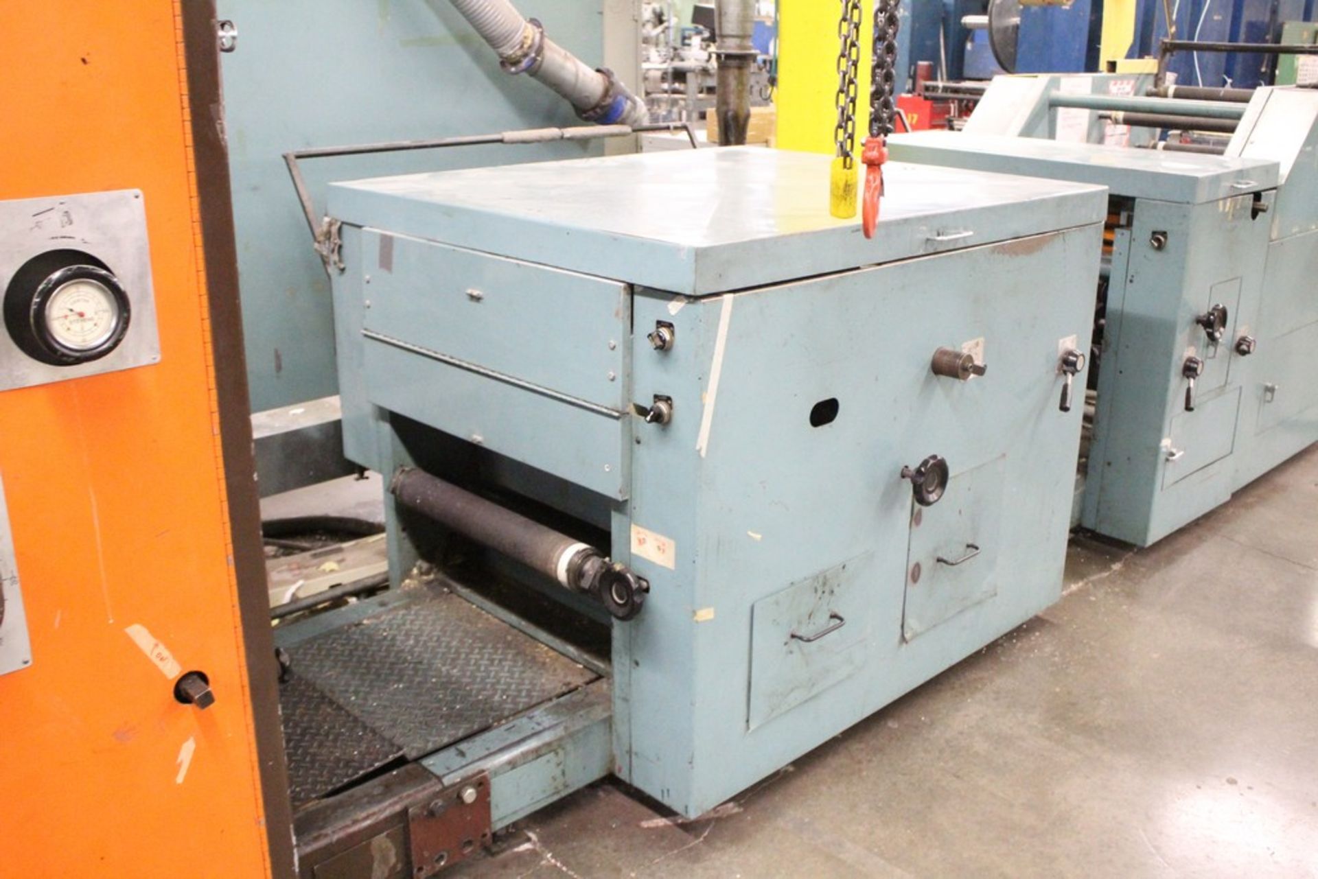 STEVENS 20.5” MODEL MS 1000C WEB OFFSET PRESS, S/N 1206881, 3 COLOR, 20-1/2” PRINT WIDTH, 21” WEB - Image 6 of 10