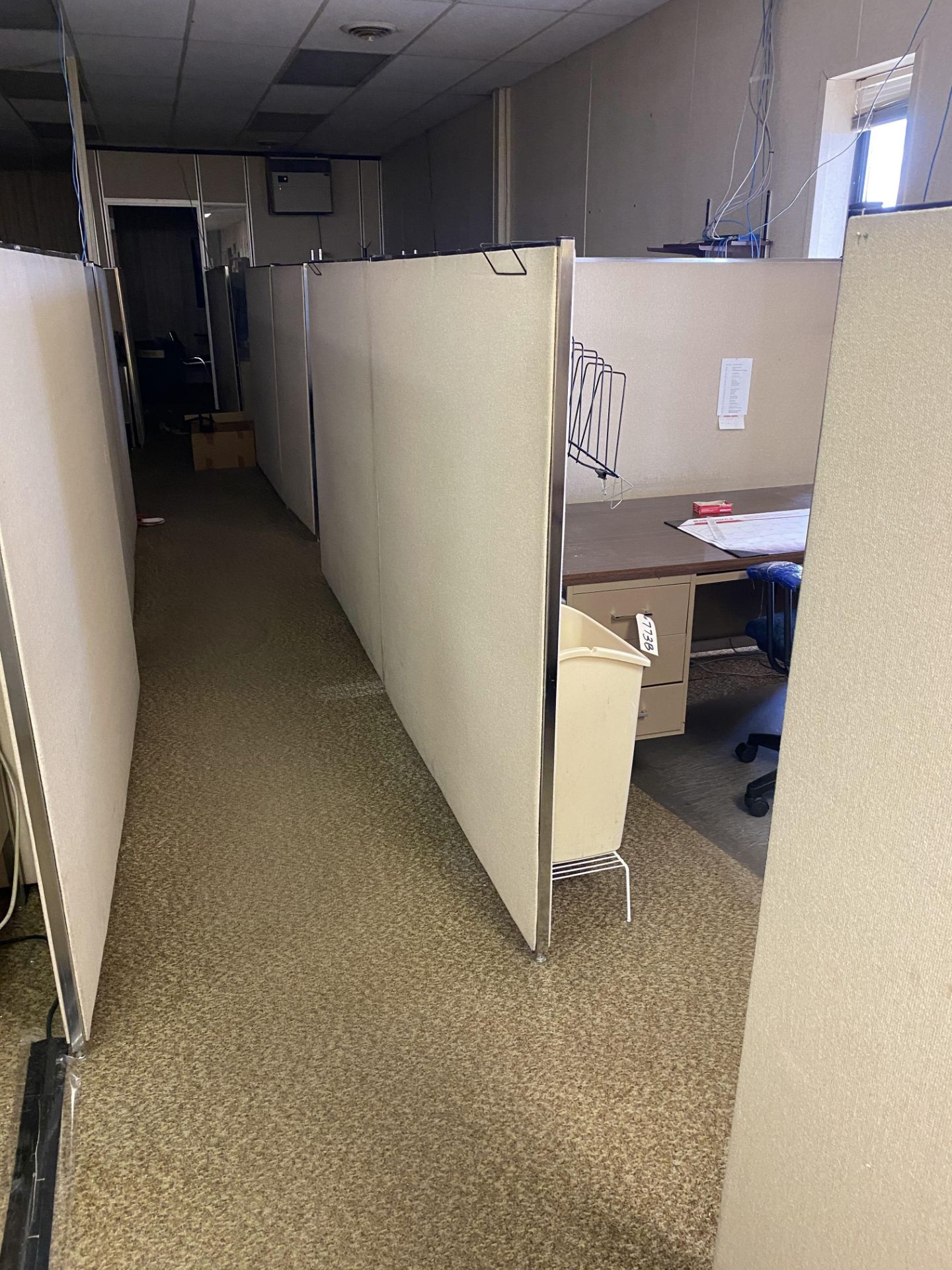 (14) OFFICE CUBICAL WALLS / DIVIDERS - Image 2 of 3