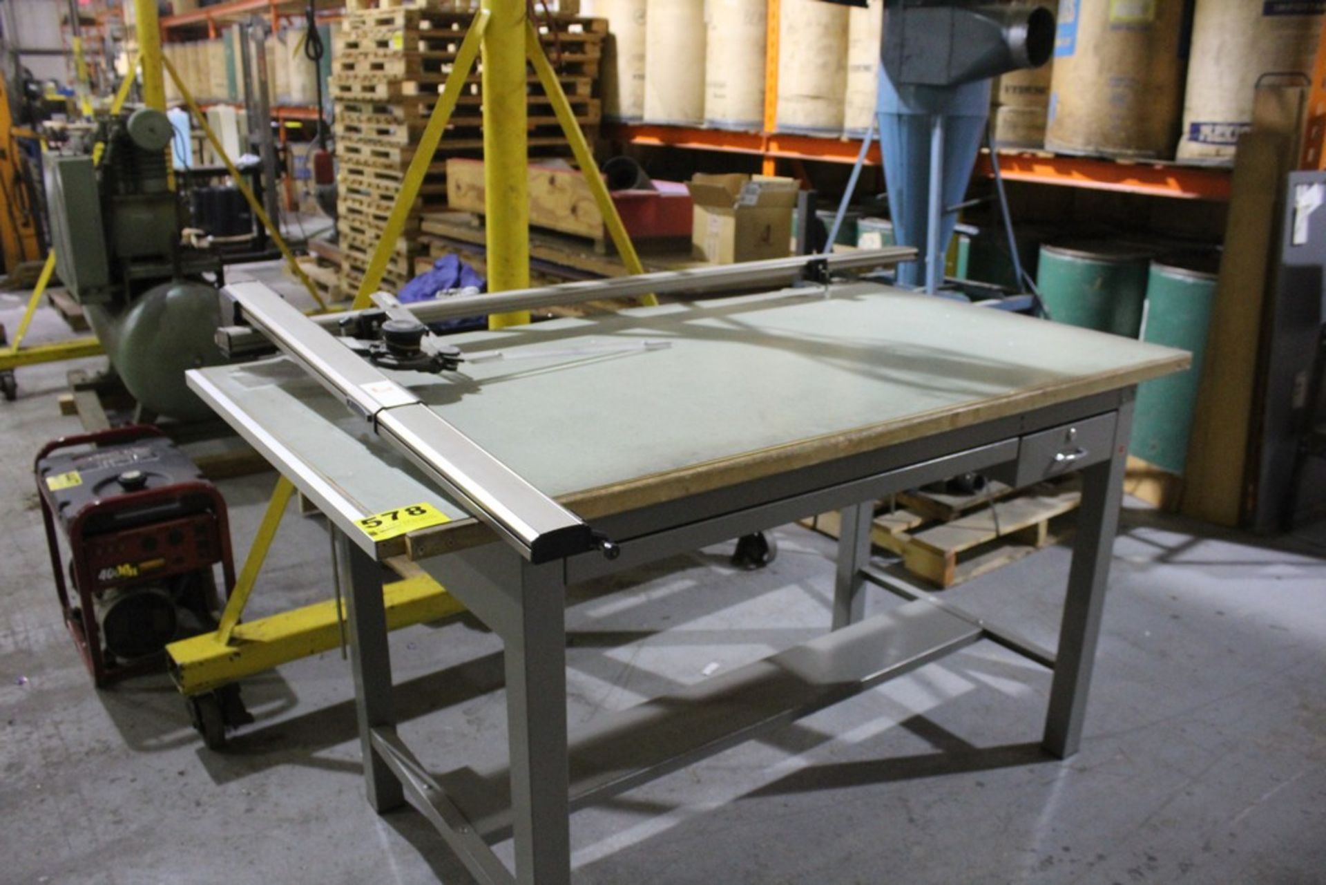 STACOR MODEL L DRAFTING TABLE 72"X41"X37"