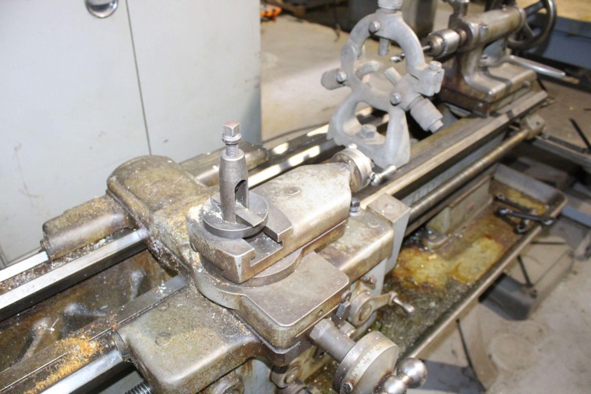 SOUTH BEND 14"X36" TOOLROOM LATHE S/N 11726TKX14 3 JAW CHUCK, STEADY REST AND FACEPLATE, INCH - Image 3 of 6