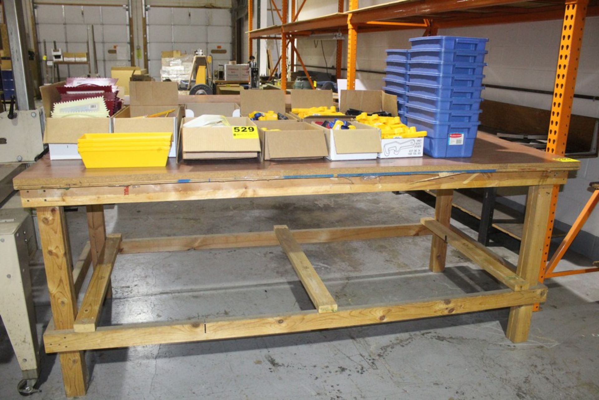 HEAVY DUTY LAYOUT TABLE 8'X4'X38"