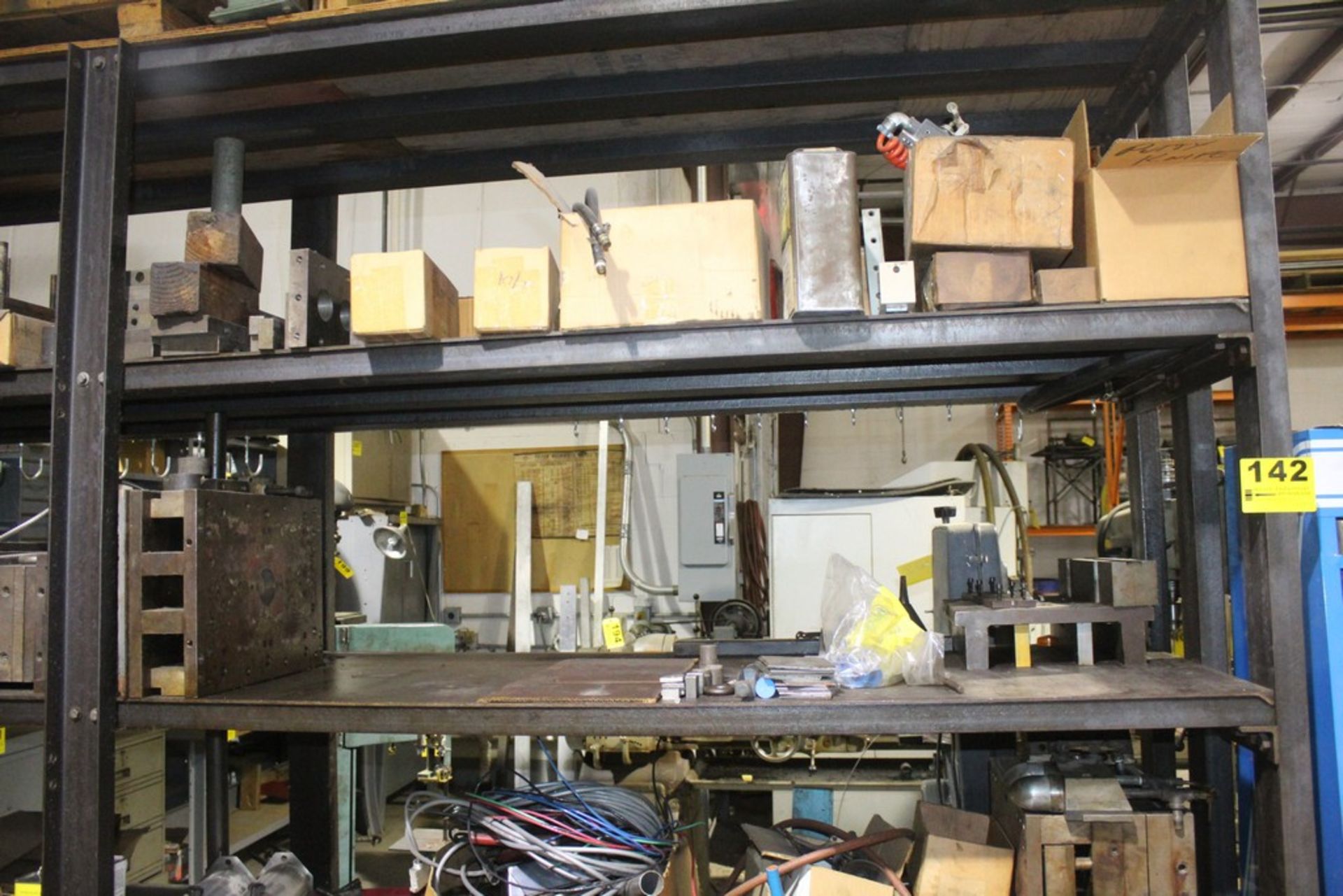 LARGE STEEL MOLD DIES AND ACCESSORIES ON (8) LOWER SHELVES - Image 5 of 6